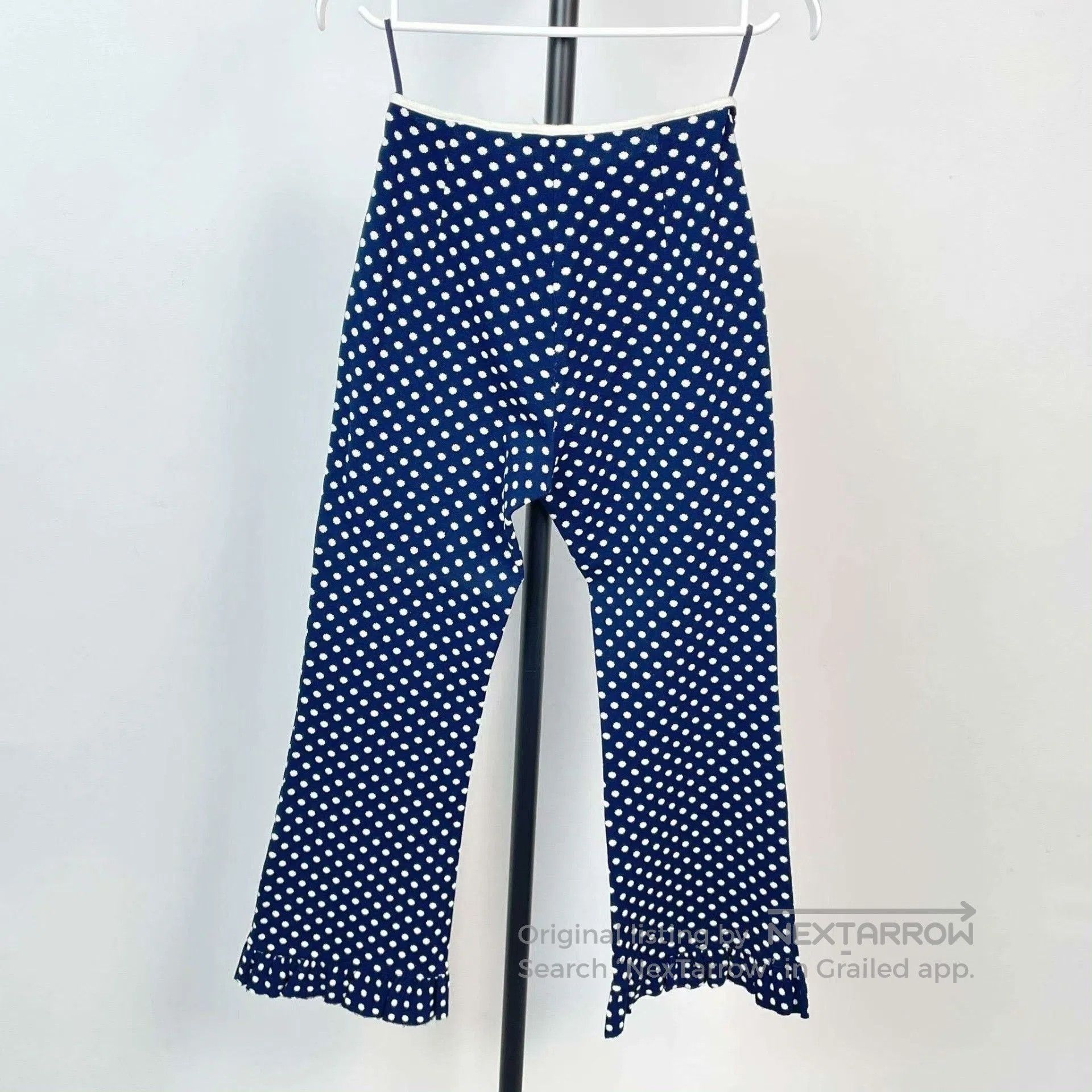 Miu Miu Miu Miu Knitted Polka Dot Pants. Size 37" - 2 Thumbnail
