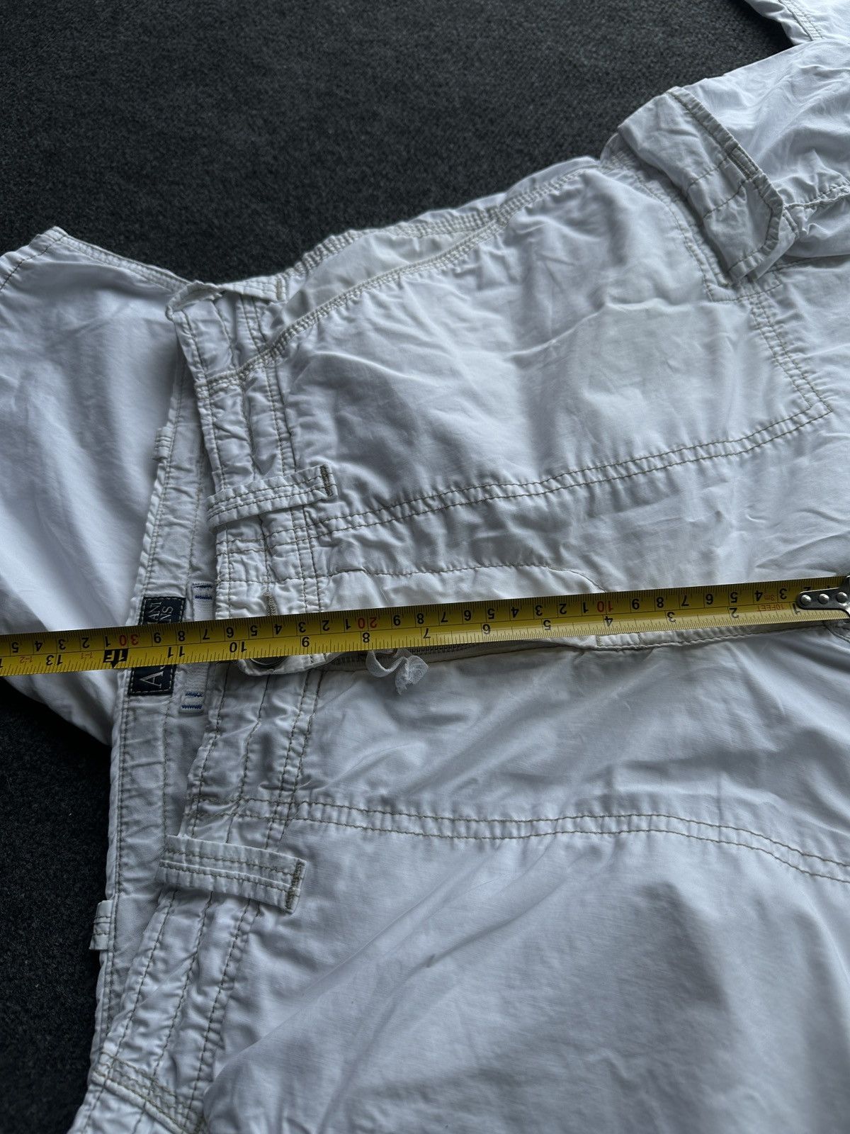 Armani ARMANI JEANS 🚨 CARGO WHITE PANTS LUXURY PANTS MULTIPOCKET Size US 32 / EU 48 - 24 Thumbnail