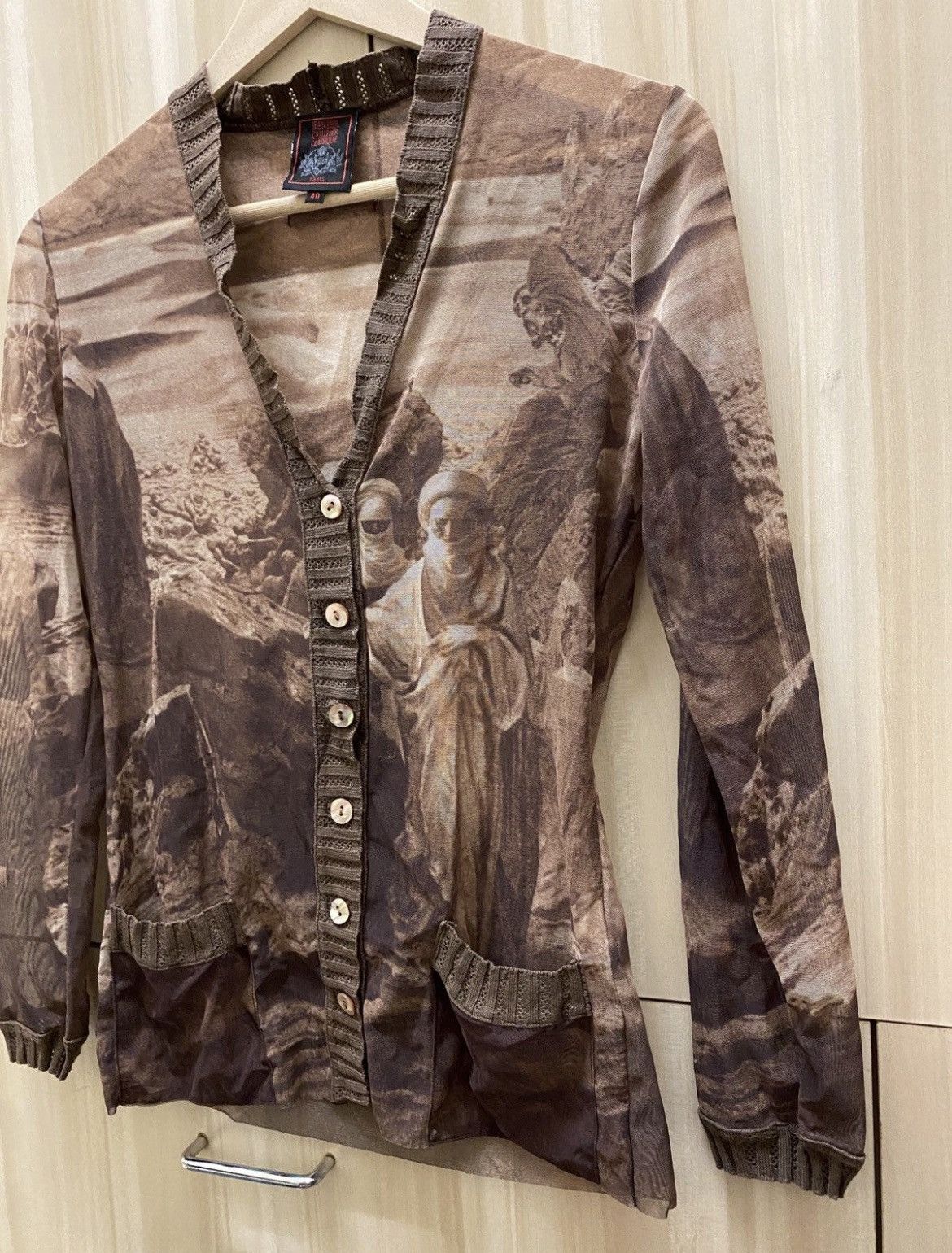 Jean Paul Gaultier JPG SS98 Archival Bedouins Mesh Cardigan & Mock Neck Top Set Size S / US 4 / IT 40 - 6 Thumbnail