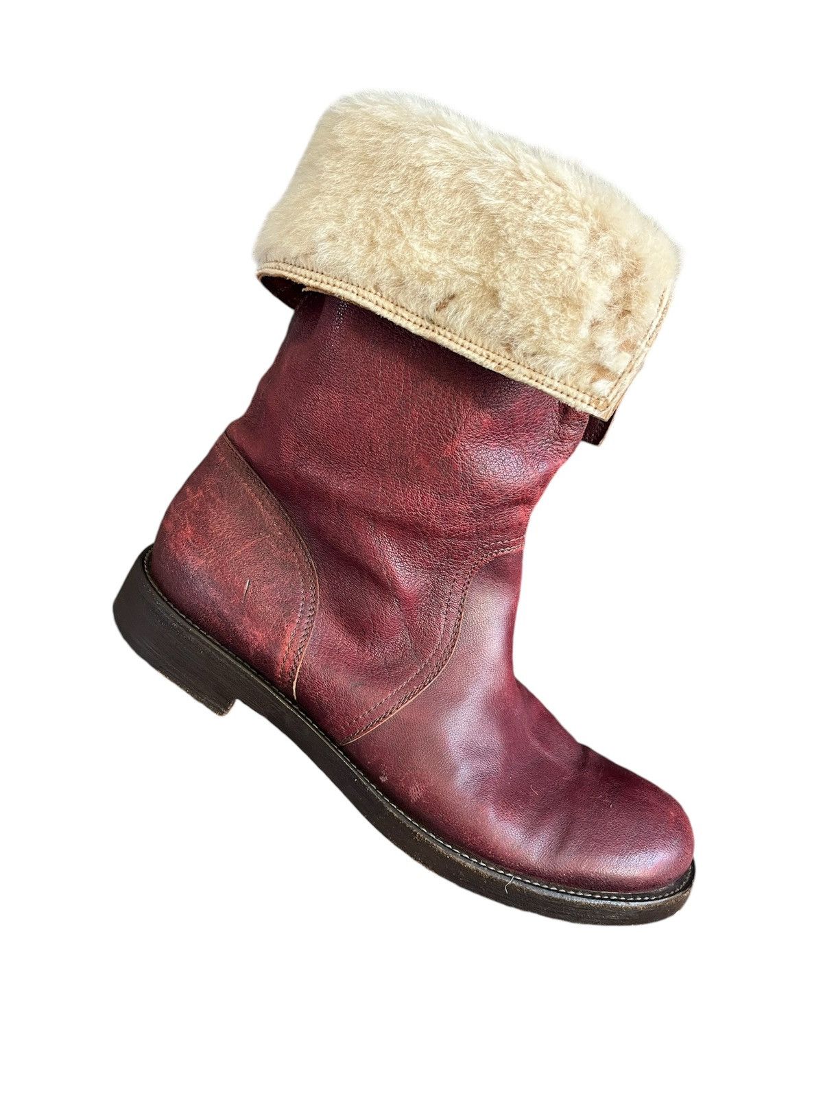 Dries Van Noten Dries Van Noten Vero Cuoio Red leather Winter boot rare🔥 Size US 10 / EU 43 - 1 Thumbnail