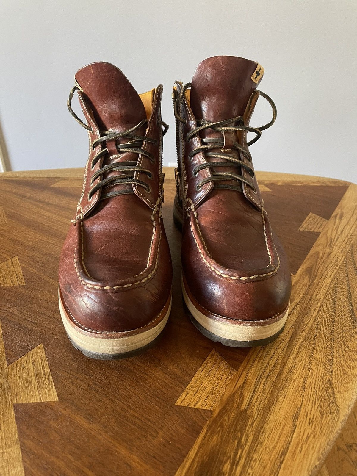 Visvim Visvim 7 Hole Moc Toe Leather Boots Size US 9.5 / EU 42-43 - 1 Thumbnail