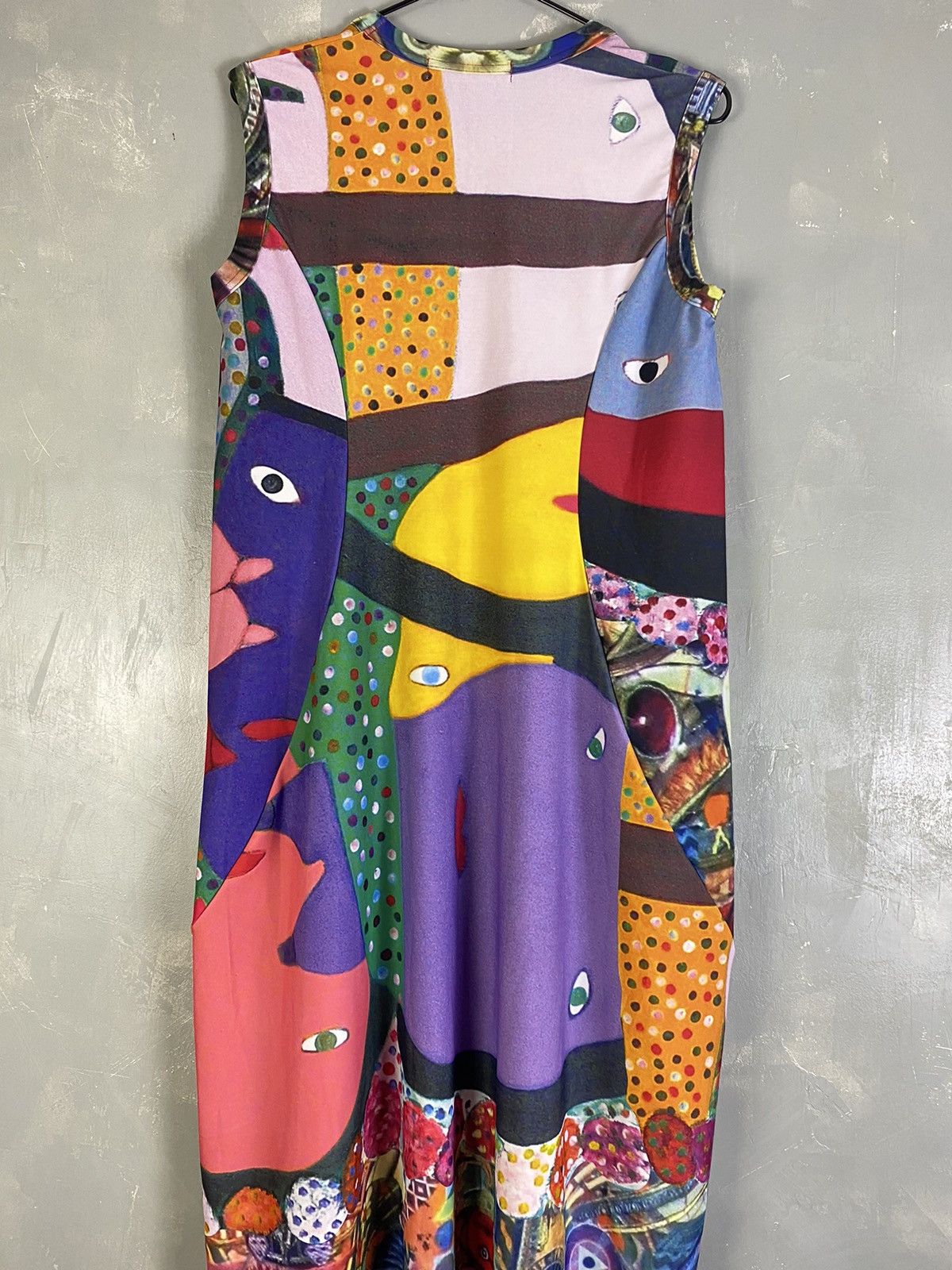 Comme des Garcons CDG SS18 “Artwork by Serge Vollin” Printed Dress Size S / US 4 / IT 40 - 11 Thumbnail