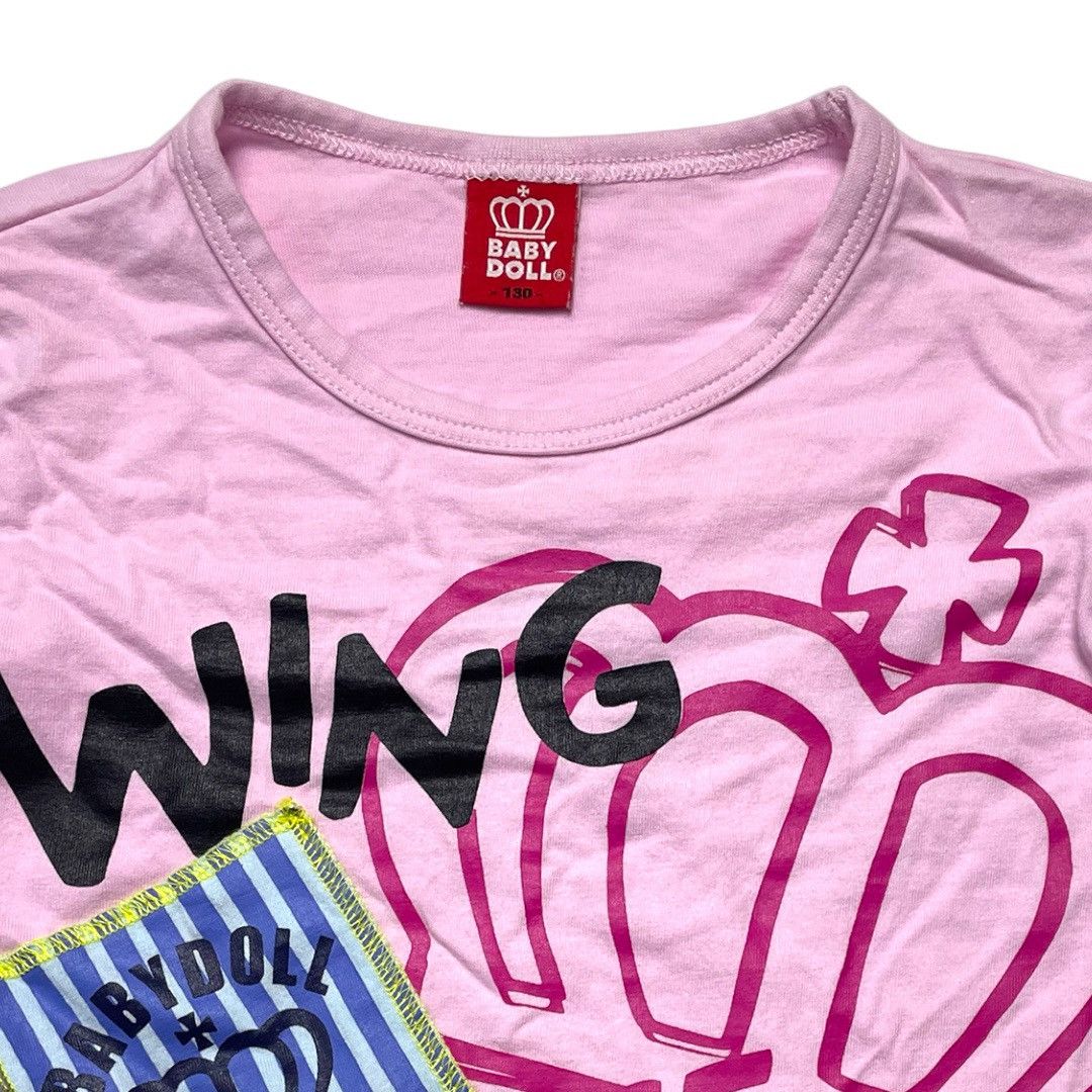 Other Baby Doll Y2K Pink Long Sleeve Shirt – Size 130 Size XXS / US 00 / IT 34 - 3 Thumbnail