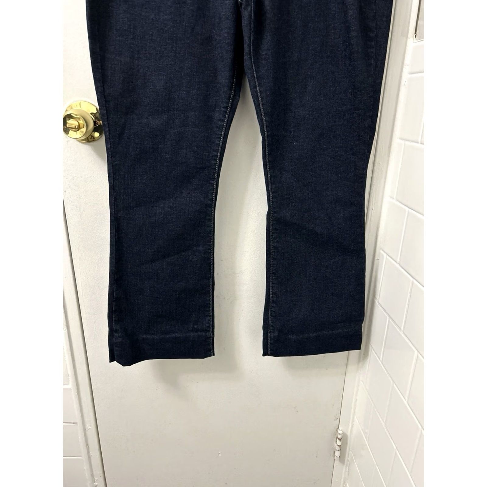 Denizen Levis Denizen Modern Boot Cut Jeans Womens Size 33x28 Dark Wash Stretch Denim Slim Embroidered Logo 5-Pocket Regular Rise Womens Jeans Size 24" / US 00 / IT 34 - 3 Thumbnail