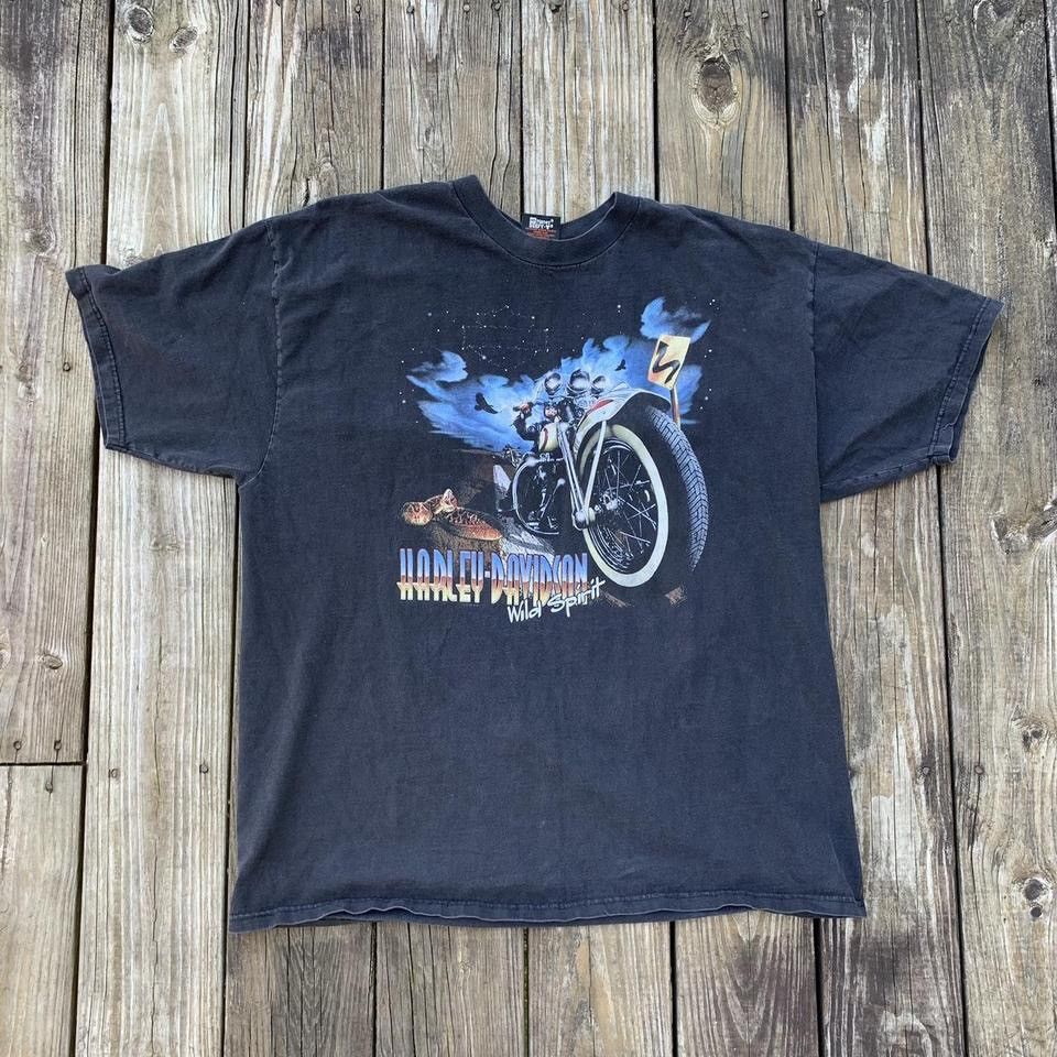 Vintage 1998 Black Harley Davidson Wild Spirit Motorcycle