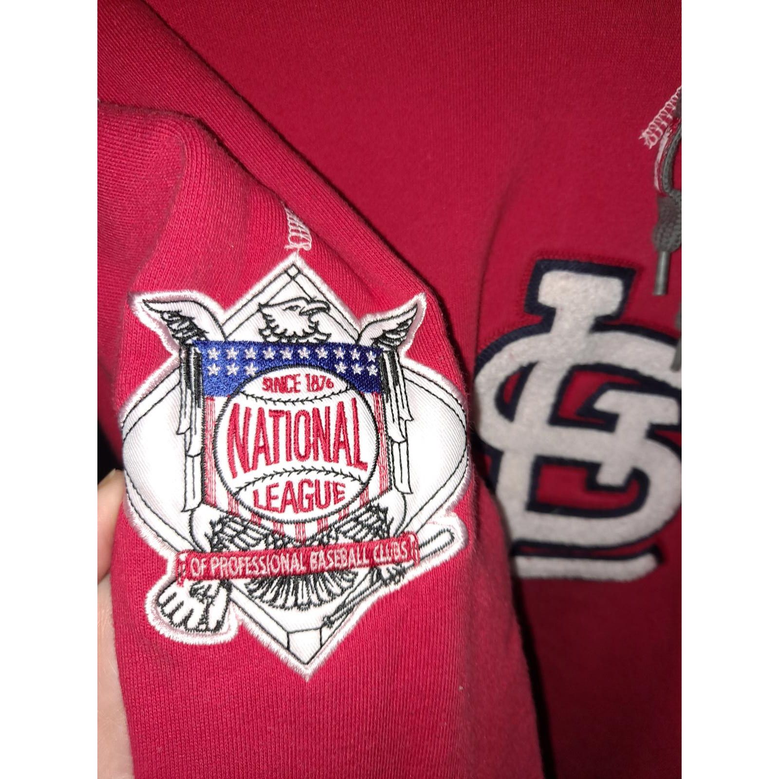 Majestic Majestic Cardinals National League Hooded Sweatshirt Size X Size US XL / EU 56 / 4 - 3 Thumbnail