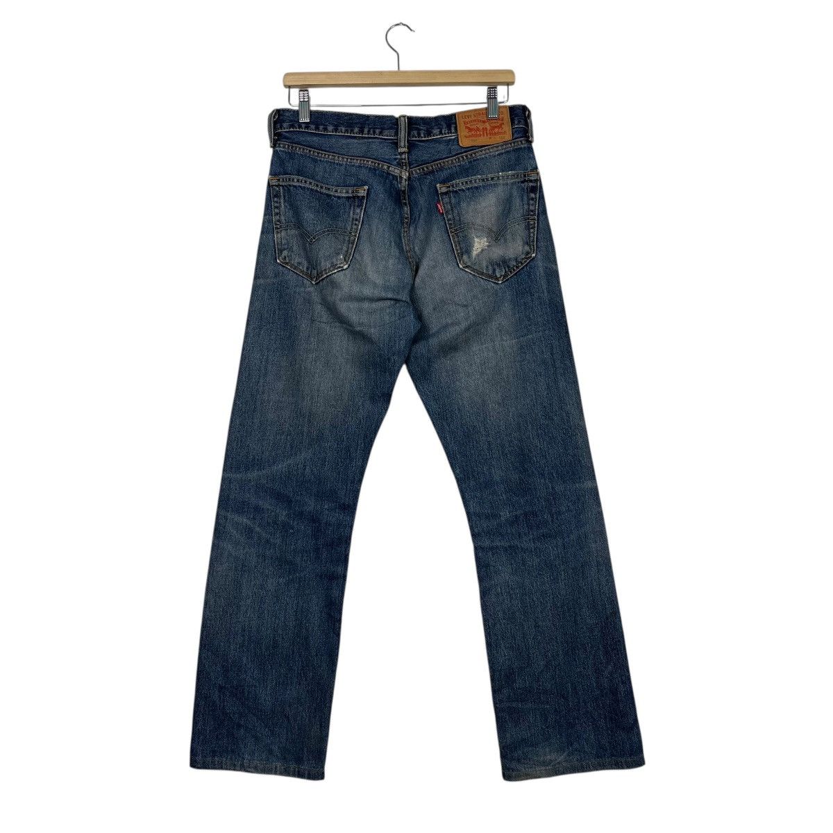 Levi's Vintage Y2k Levis Lot 505 Distressed Denim Size US 30 / EU 46 - 7 Thumbnail