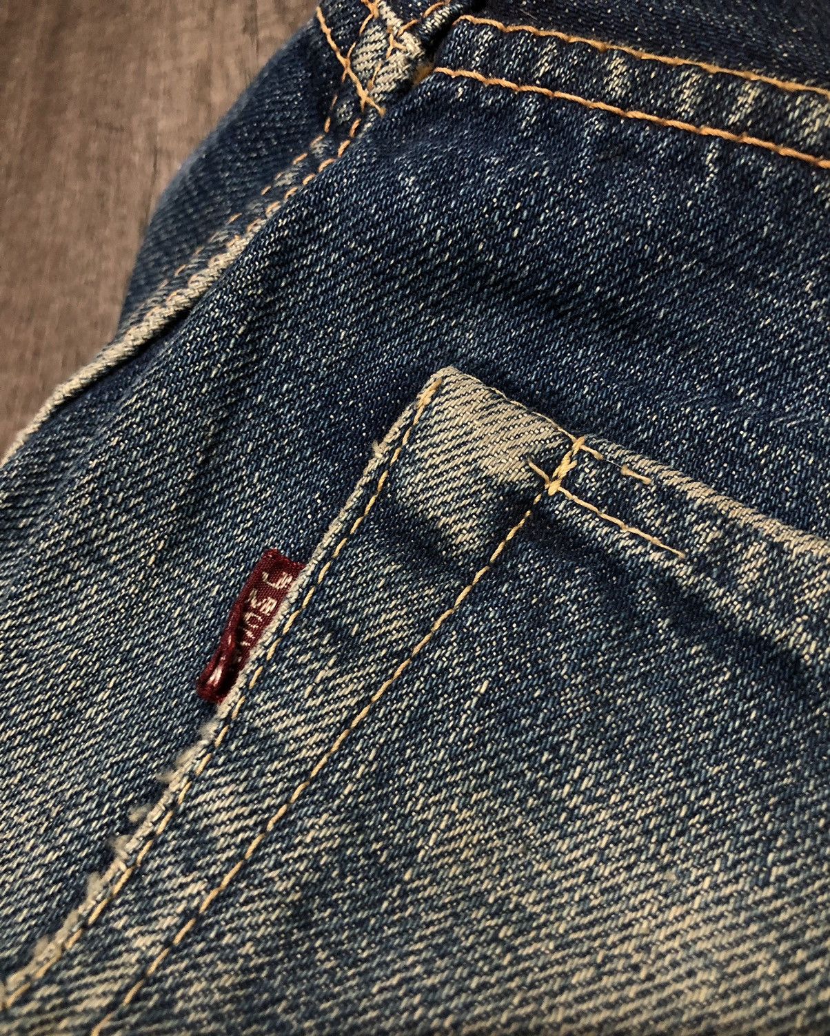 The Real McCoy's × Vintage Joe McCoy Selvedge Distressed denim Jeans Size US 29 - 15 Thumbnail