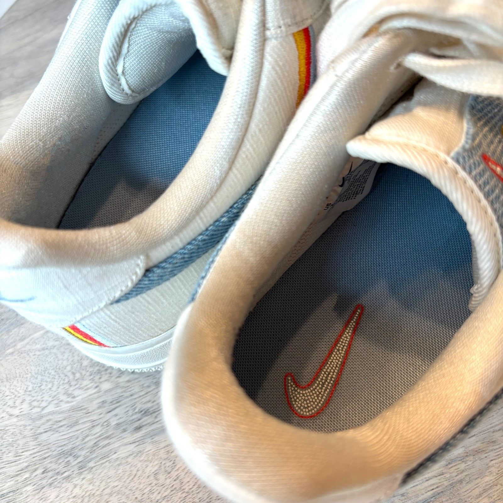 Nike Nike Air Force 1 Low DJ4655-133 Rainbow Canvas Sneakers Sz 7 Size US 7 / IT 37 - 9 Thumbnail
