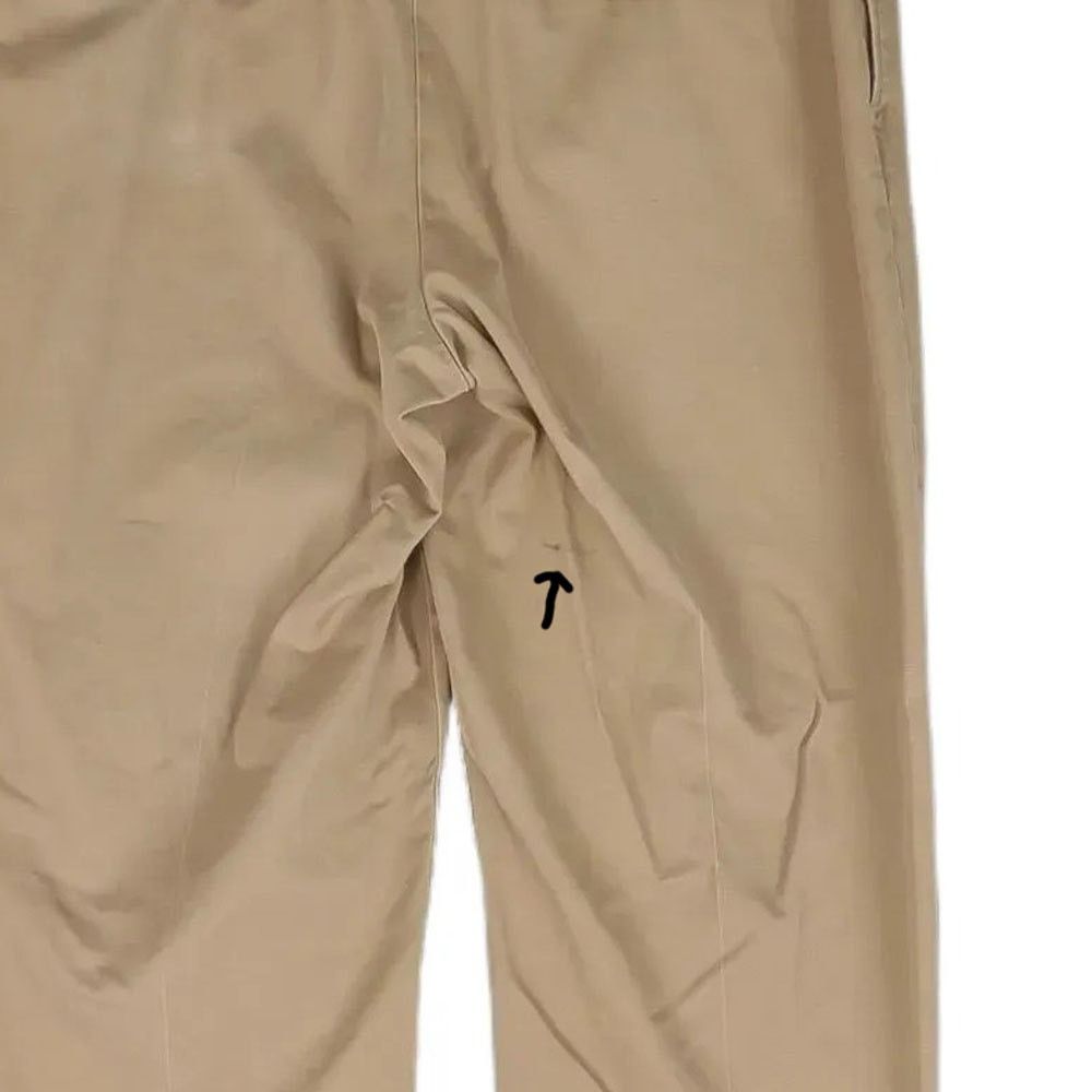 L.L. Bean LL Bean Classic Fit Men's 38x30 Flat Front Chino Tan Pants Size US 38 / EU 54 - 9 Thumbnail
