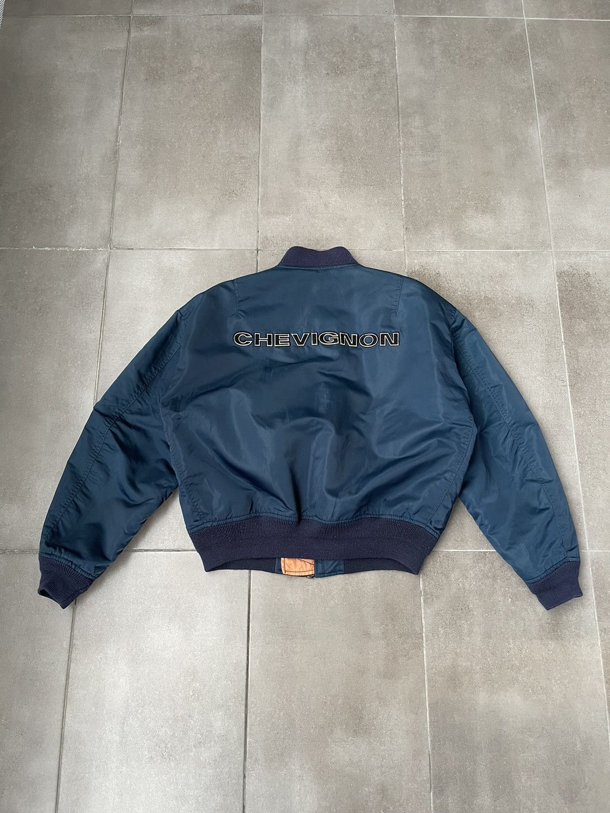 Chevignon VIntage Chevignon MA1 Military Navy Bomber Jacket Size US M / EU 48-50 / 2 - 13 Thumbnail