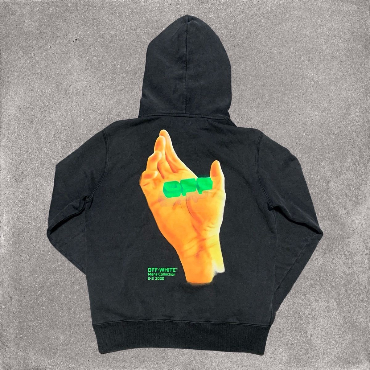 Off-White Off White Small Hand Logo Off Black Hoodie Virgil Abloh 2020 Size US S / EU 44-46 / 1 - 1 Thumbnail