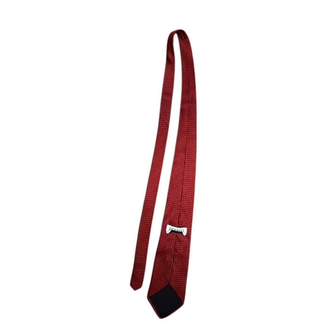 Louis Feraud Louis Feraud Vintage Red Tie Size ONE SIZE - 5 Thumbnail