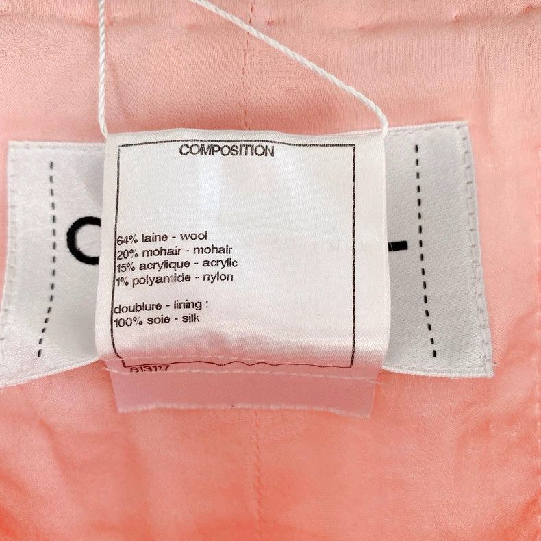 Chanel Chanel Cherry blossom pink braided jacket 2504-Nextarrow Size XS / US 0-2 / IT 36-38 - 7 Thumbnail