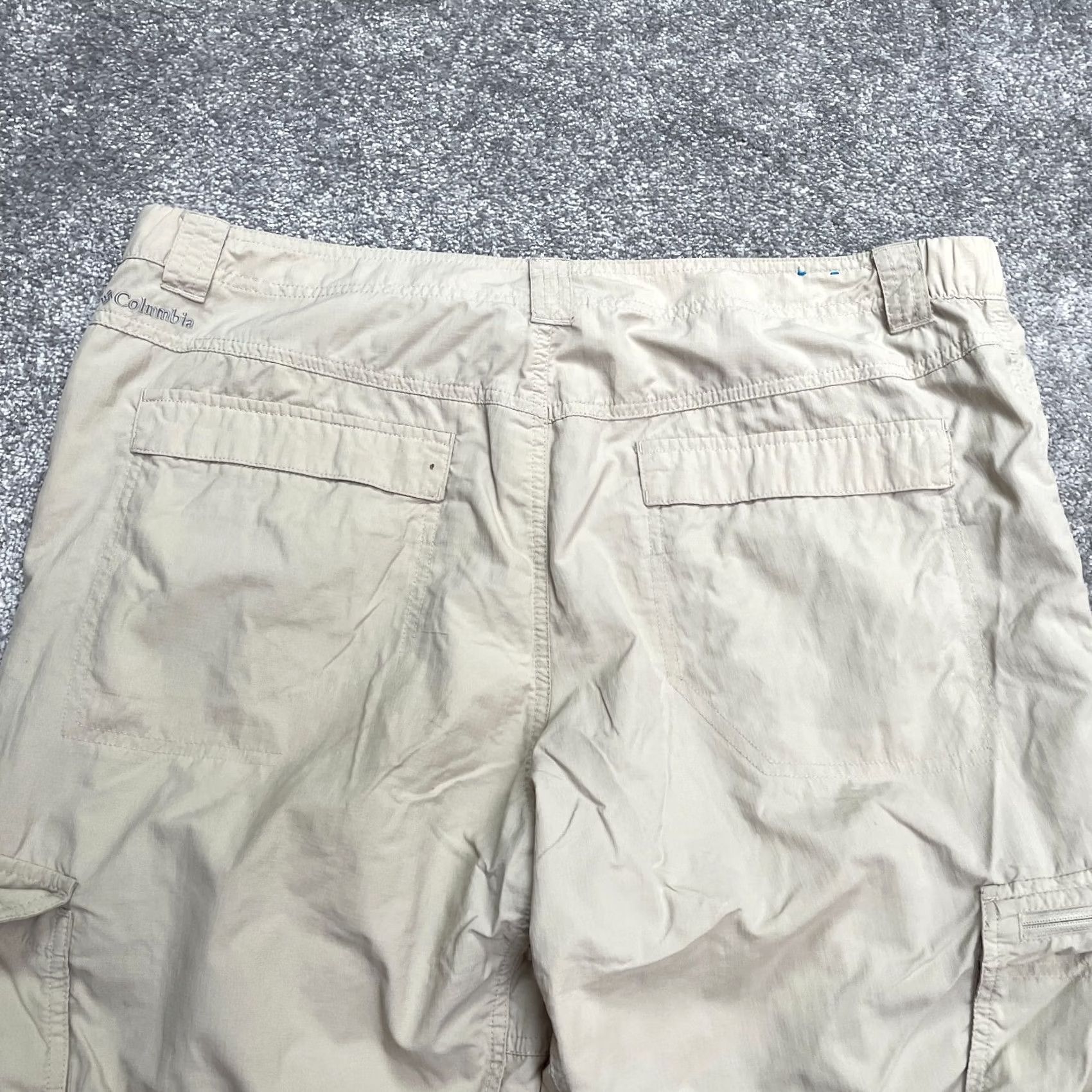 Vintage Columbia Omni-Shade Kestrel Trail Cargo Pants Mens 40x30 Brown Straight Outdoors Size US 40 / EU 56 - 4 Thumbnail