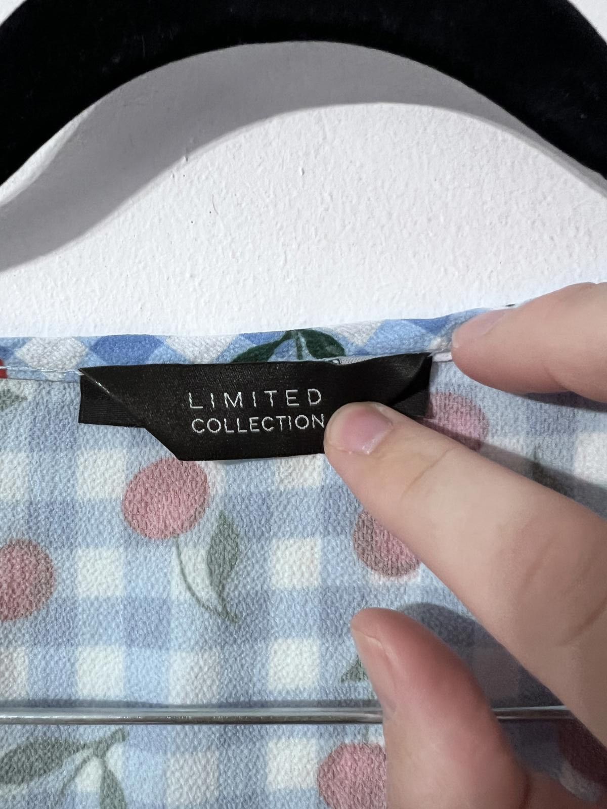 Other Yours Cherry Print Gingham Co-ord Set – UK 22/24 & 26/28 Size ONE SIZE - 4 Thumbnail