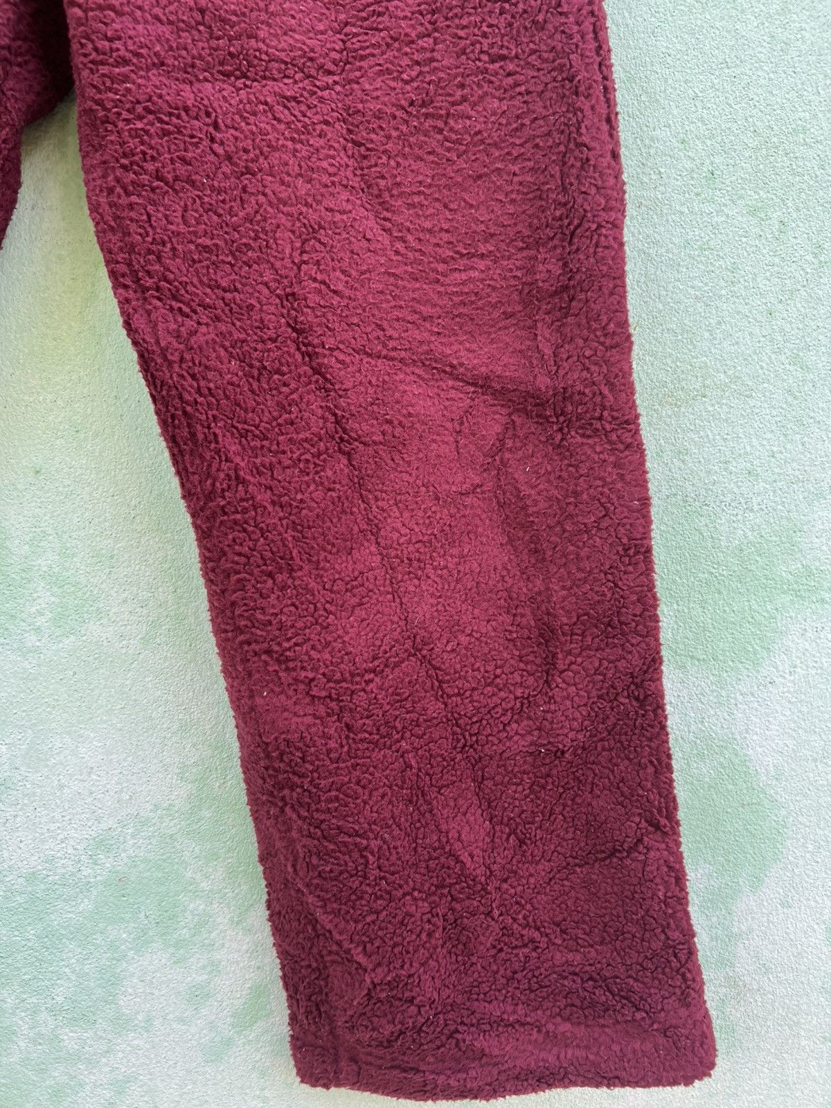 JW Anderson Uniqlo x JW Anderson Deep Burgundy Sherpa Fleece Pants Size US 34 / EU 50 - 16 Thumbnail