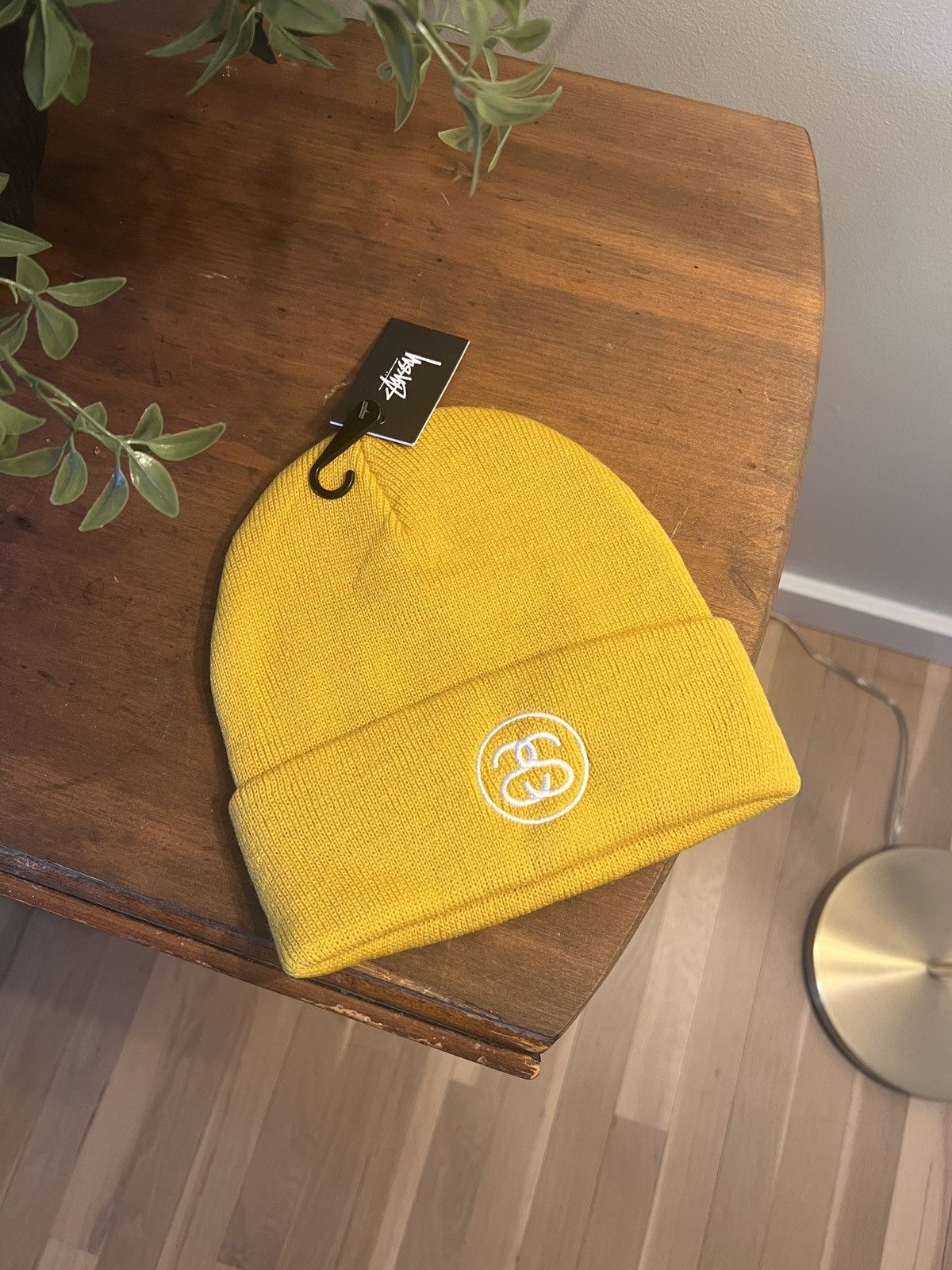 Stussy Stussy SS Link Cuff Beanie Saffron Yellow Size ONE SIZE - 1 Thumbnail