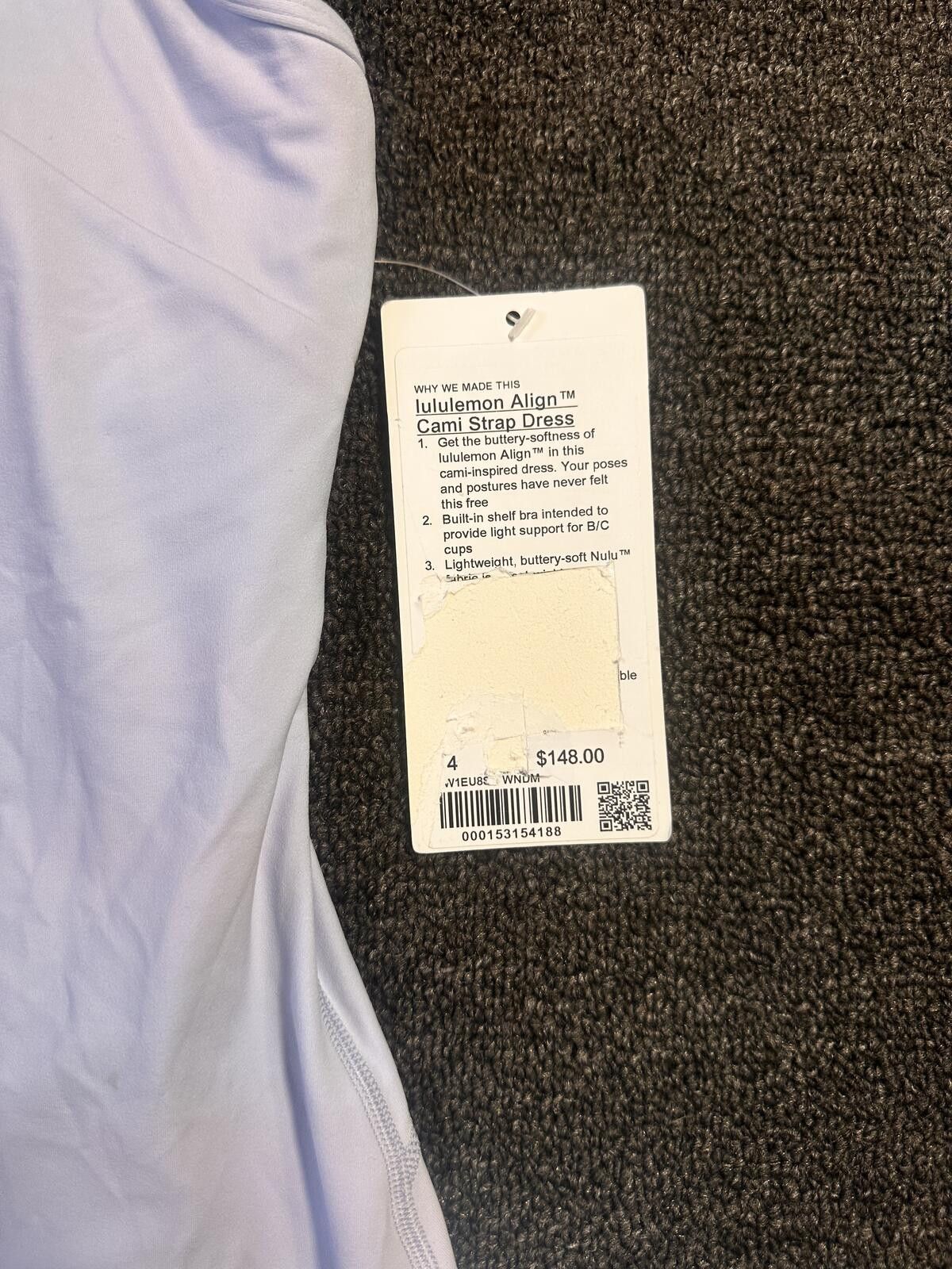 Lululemon Lululemon Align Cami Strap Dress Light Blue Sz 14 Size 36" / US 14 / IT 50 - 4 Thumbnail
