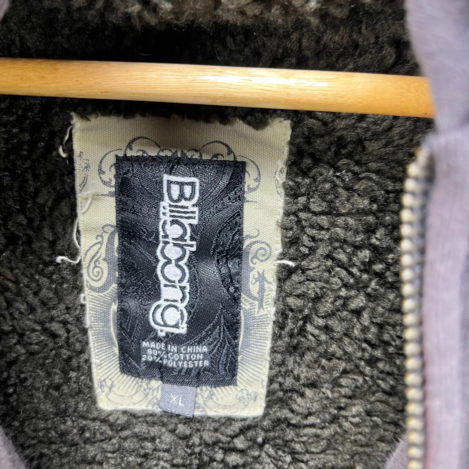 Billabong Vintage Y2K Billabong Hoodie Sherpa Lined Zip up XL Faded Size US XL / EU 56 / 4 - 5 Thumbnail