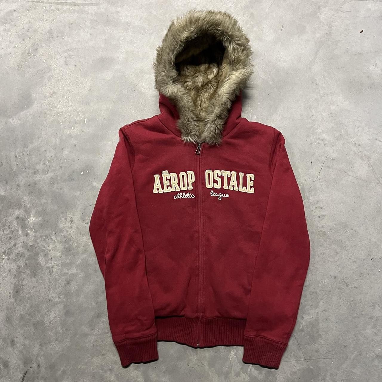 Aeropostale faux fur hoodie online