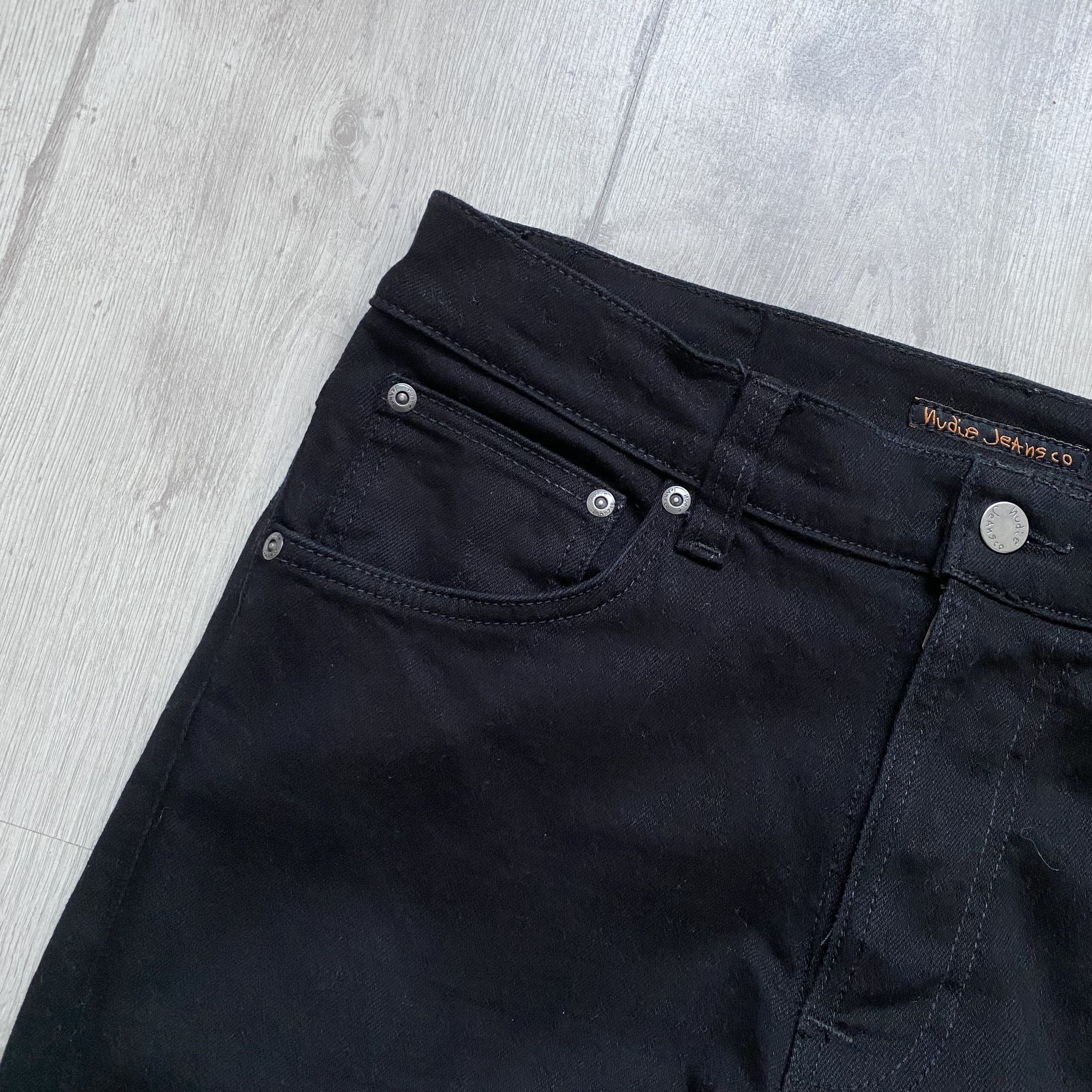 Nudie Jeans Nudie Jeans Black Denim slim pants Stretch Size US 31 - 4 Thumbnail