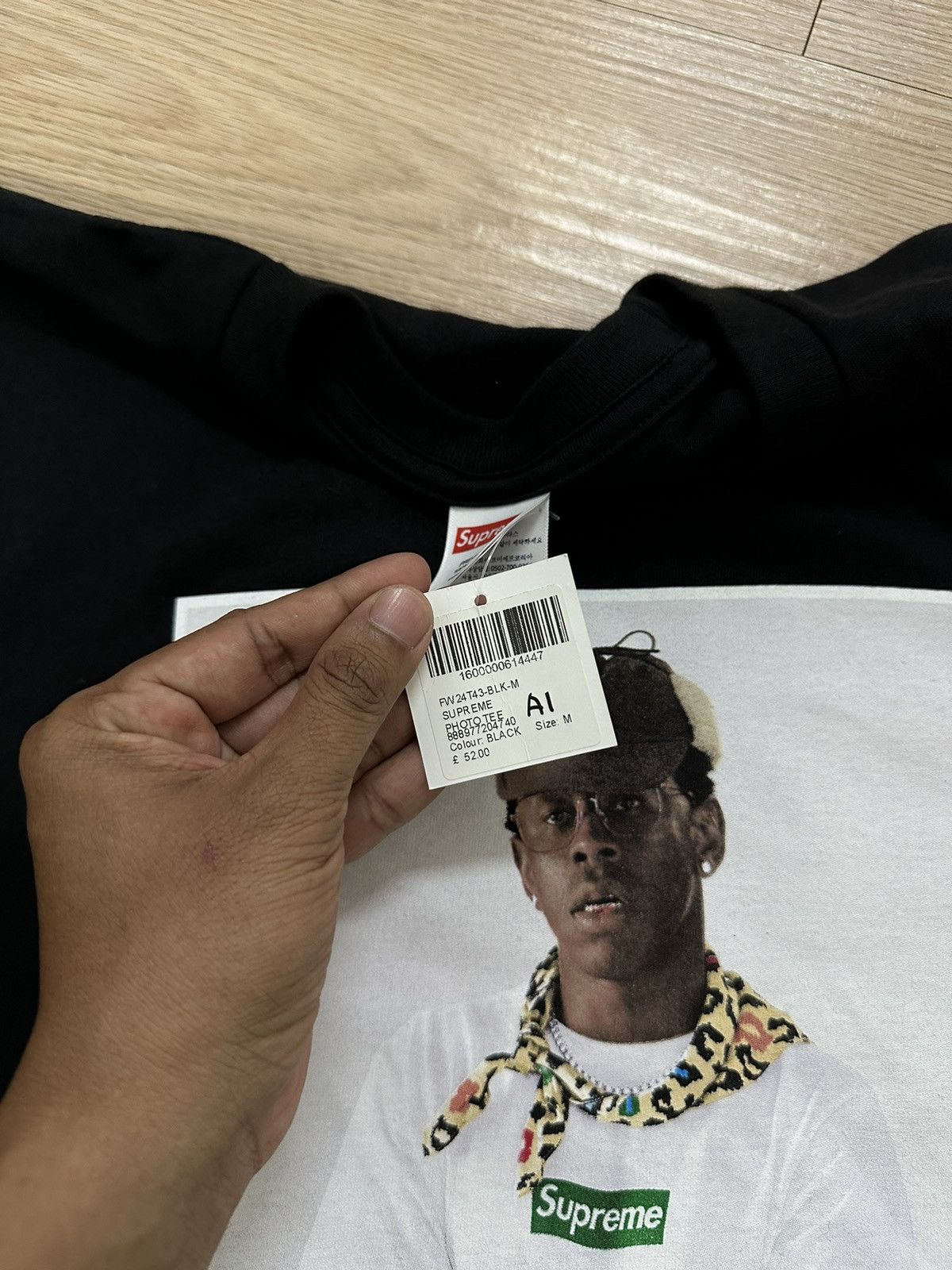 Supreme × Tyler The Creator Supreme Tyler The Creator Photo Tee Size M Black Size US M / EU 48-50 / 2 - 6 Thumbnail