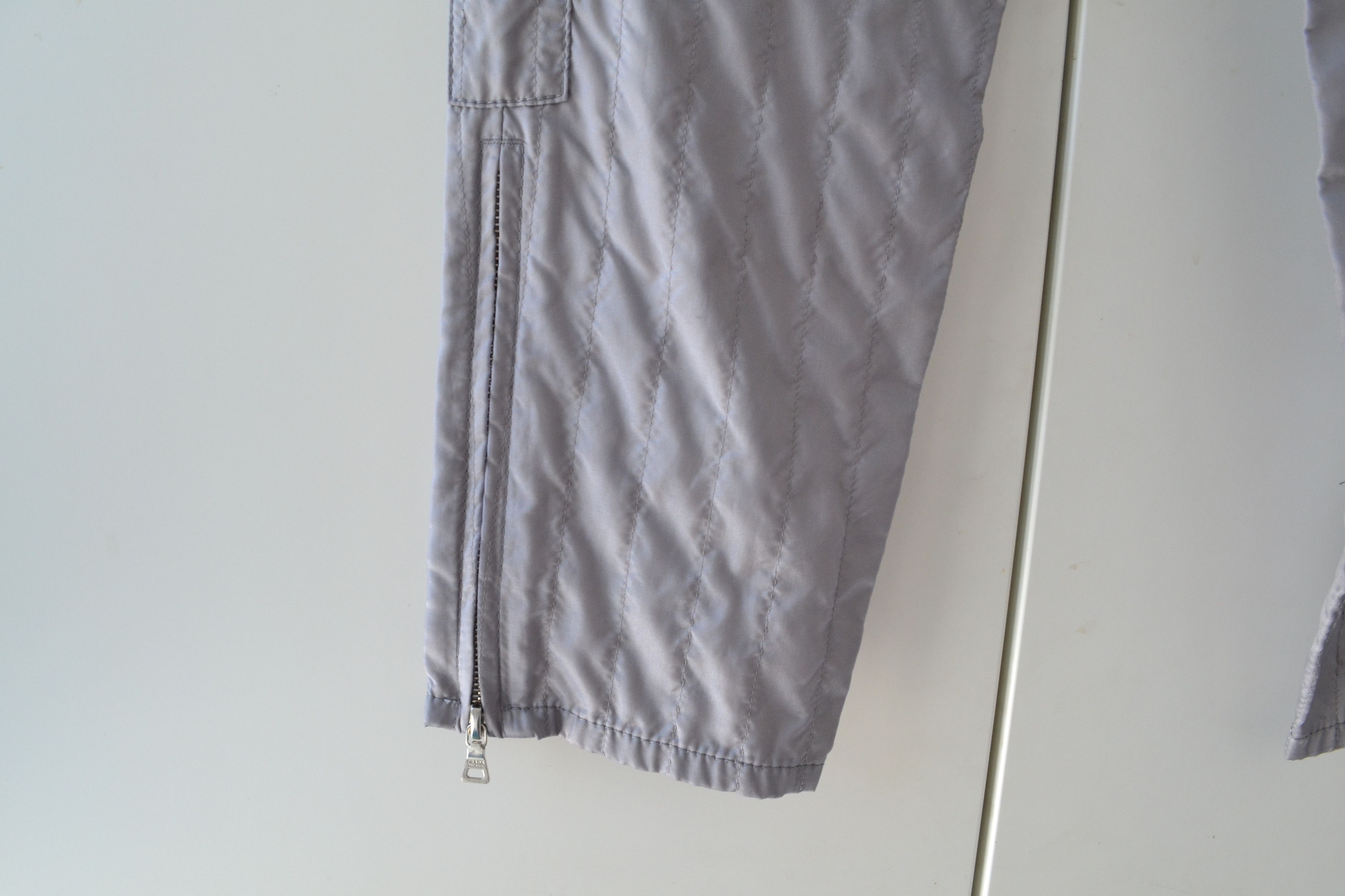 Prada PRADA Pants Nylon Trousers Belt Logo Sport Ski Quilted Size 30" / US 8 / IT 44 - 9 Thumbnail