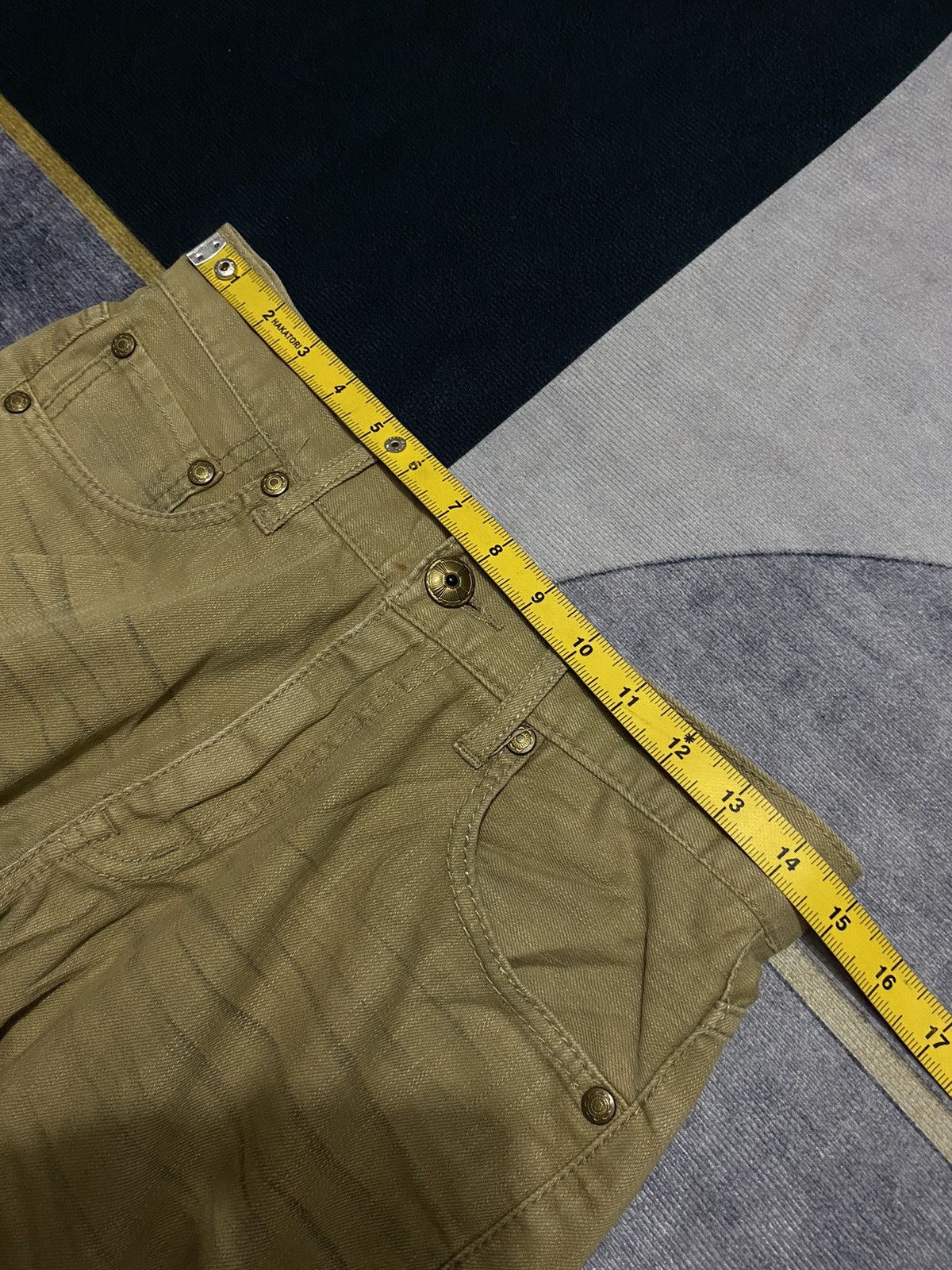 If Six Was Nine Y2k FLARE URBAN CRAFT IFSIXWASNINE DENIM PANTS Size US 30 / EU 46 - 9 Thumbnail