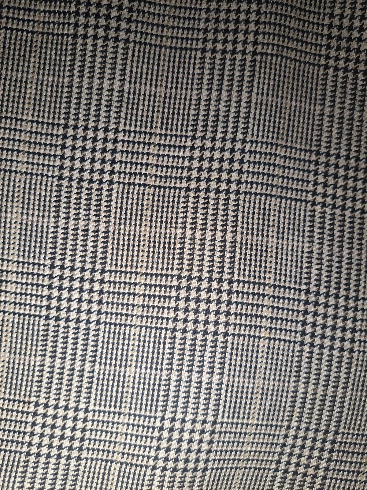 Polo Ralph Lauren Chaps Ralph Lauren Sport Coat Mens 48L Beige Glen Plaid Wool Size 48L - 4 Thumbnail