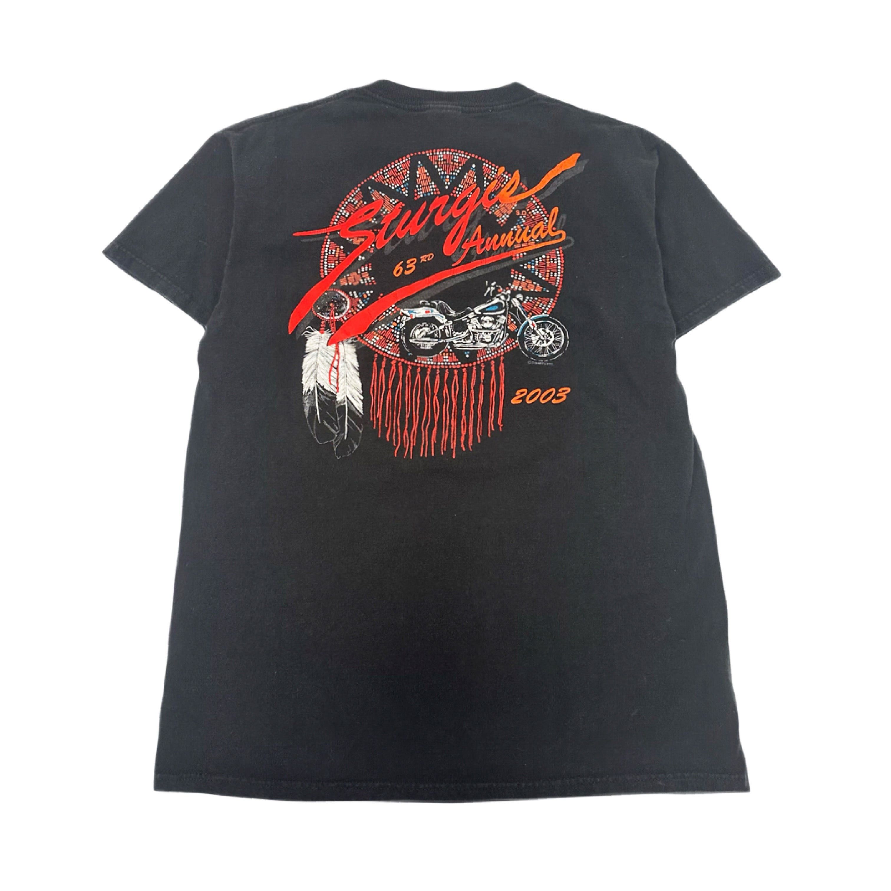 Vintage 2003 Sturgis Bike Rally Eagle Graphic Tee M Size US M / EU 48-50 / 2 - 2 Thumbnail