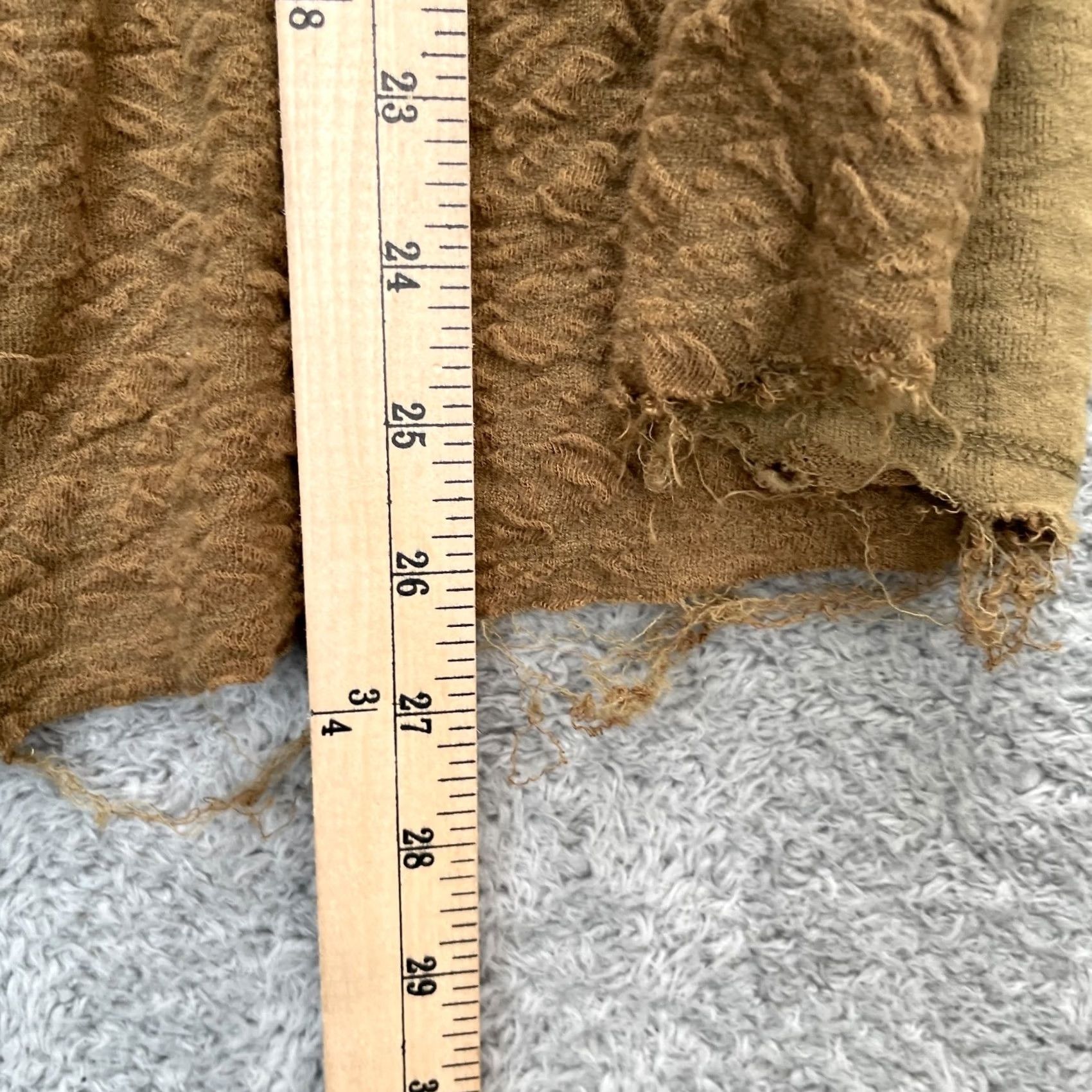 Free People Free People Tank Womens Small Brown Top Asymmetrical Fringe Trim Boho Artsy Fray Tank Top Beach Bohemian City Outdoor Womens Small Brown Side Fringe Size S / US 4 / IT 40 - 7 Thumbnail