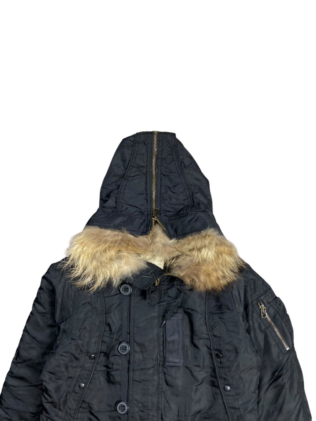 2000s GOA - Apocalypse Style Fur Hoodie Jacket