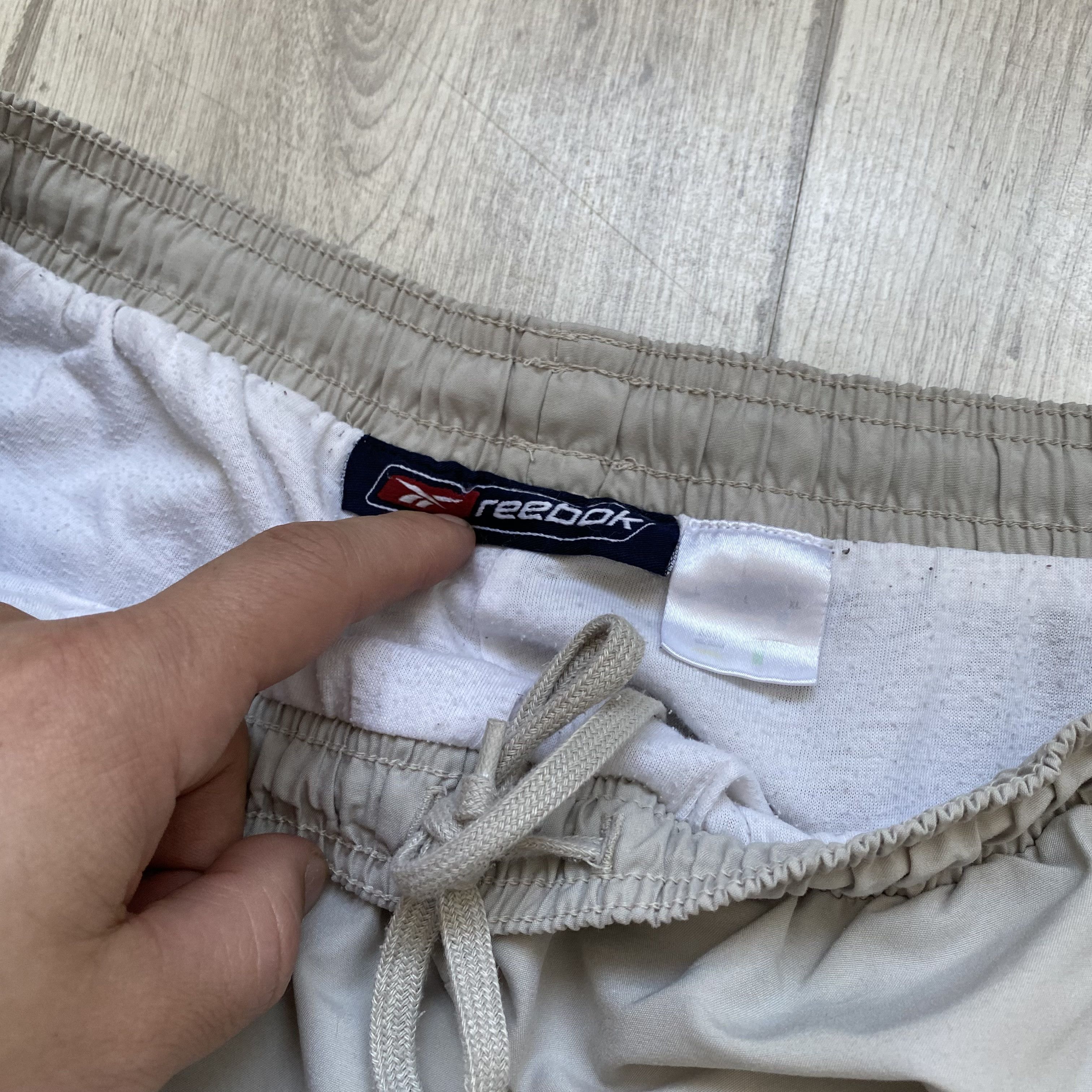 Reebok 🦣 Vintage 90s Reebok nylon track pants drill big logo Size US 32 / EU 48 - 10 Thumbnail