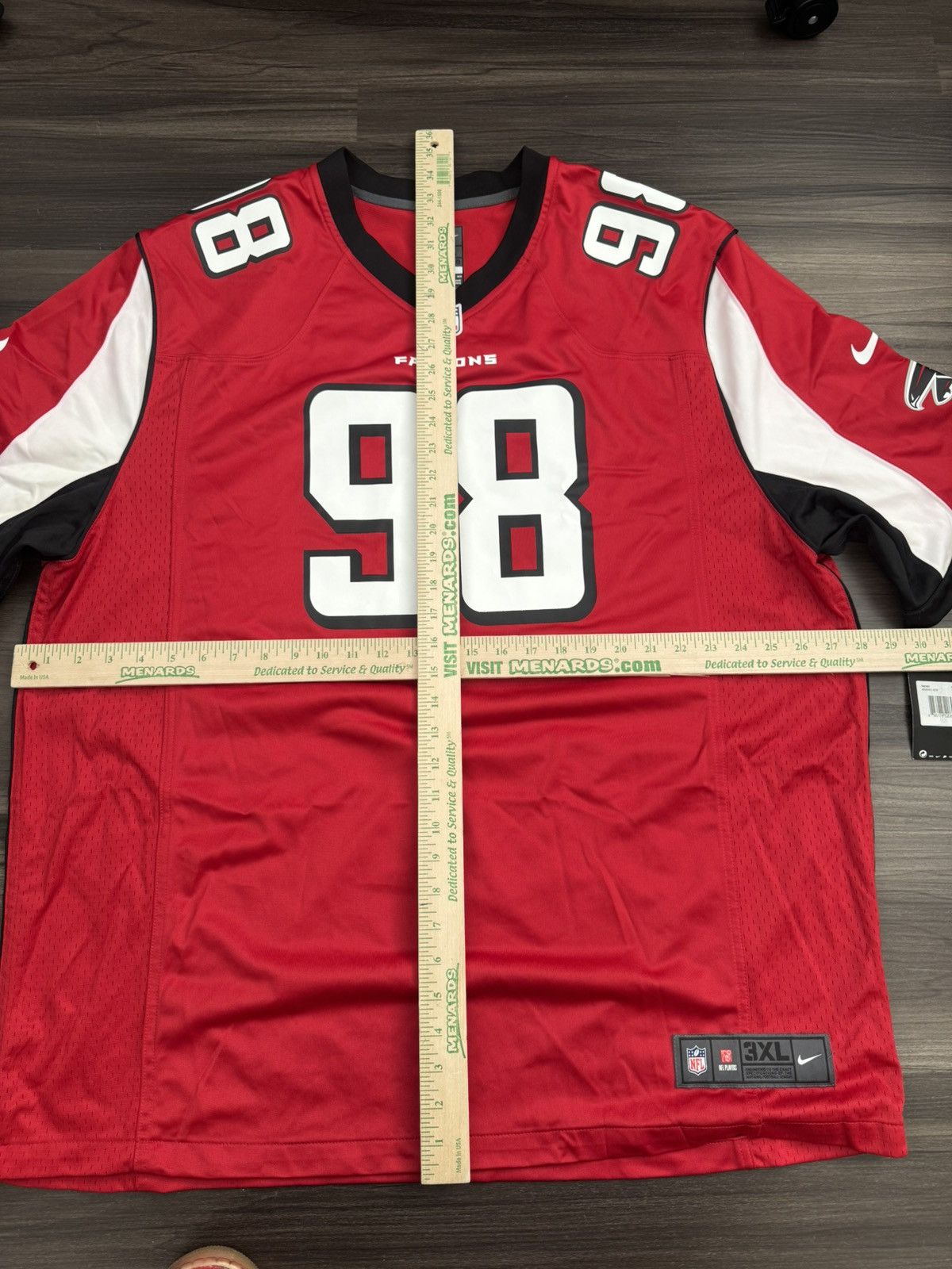Nike 3XL Atlanta Falcons Takkarist McKinley #98 NFL Game Jersey Size US XXL / EU 58 / 5 - 7 Thumbnail