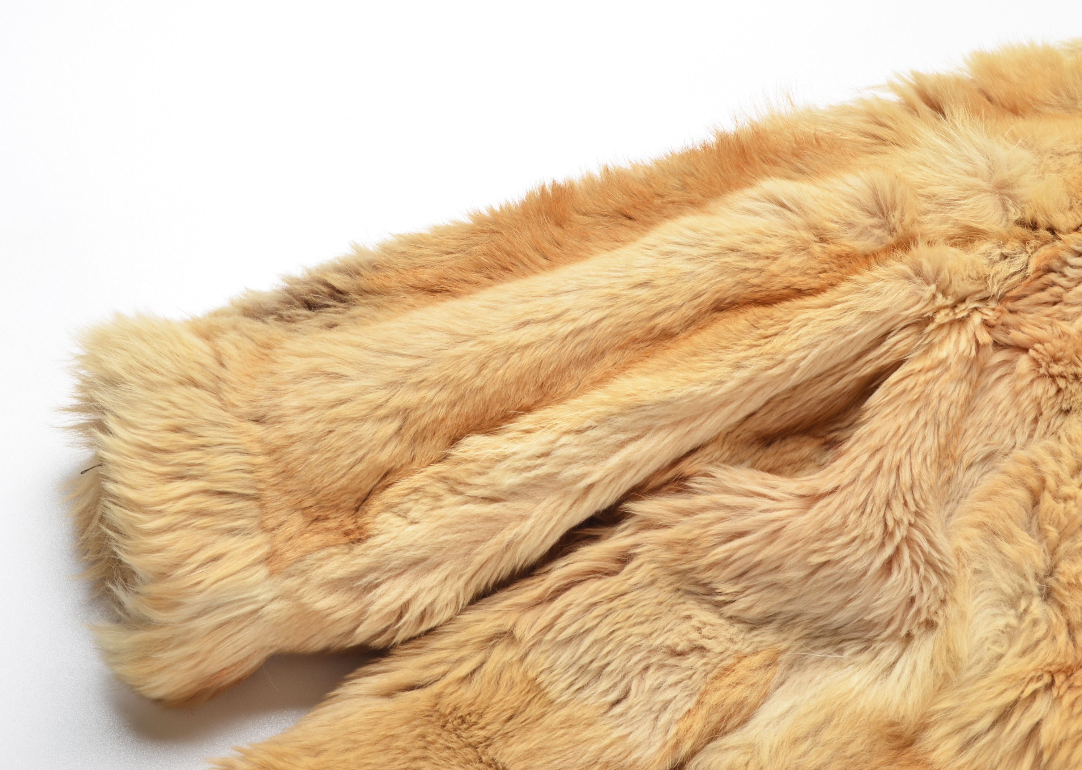 Vintage Vintage 80's Real Fur Glam Beige Tan Coat Luxe Classic Size L / US 10 / IT 46 - 6 Thumbnail