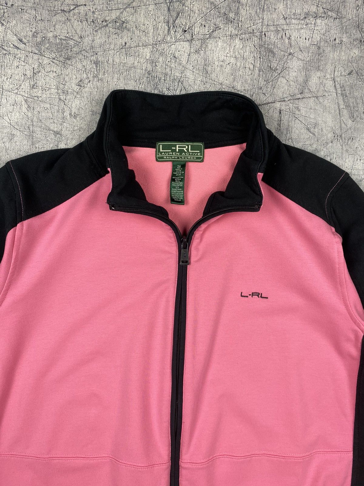 Polo Ralph Lauren Vintage Ralph Lauren L-RL Active Zip Track Jacket Bomber Size XXL / US 16-18 / IT 52-54 - 5 Thumbnail