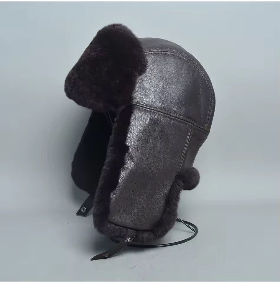 Japanese Brand Unisex RealRabbit Fur Ushanka Trapper Hat Size S Size ONE SIZE - 1 Thumbnail