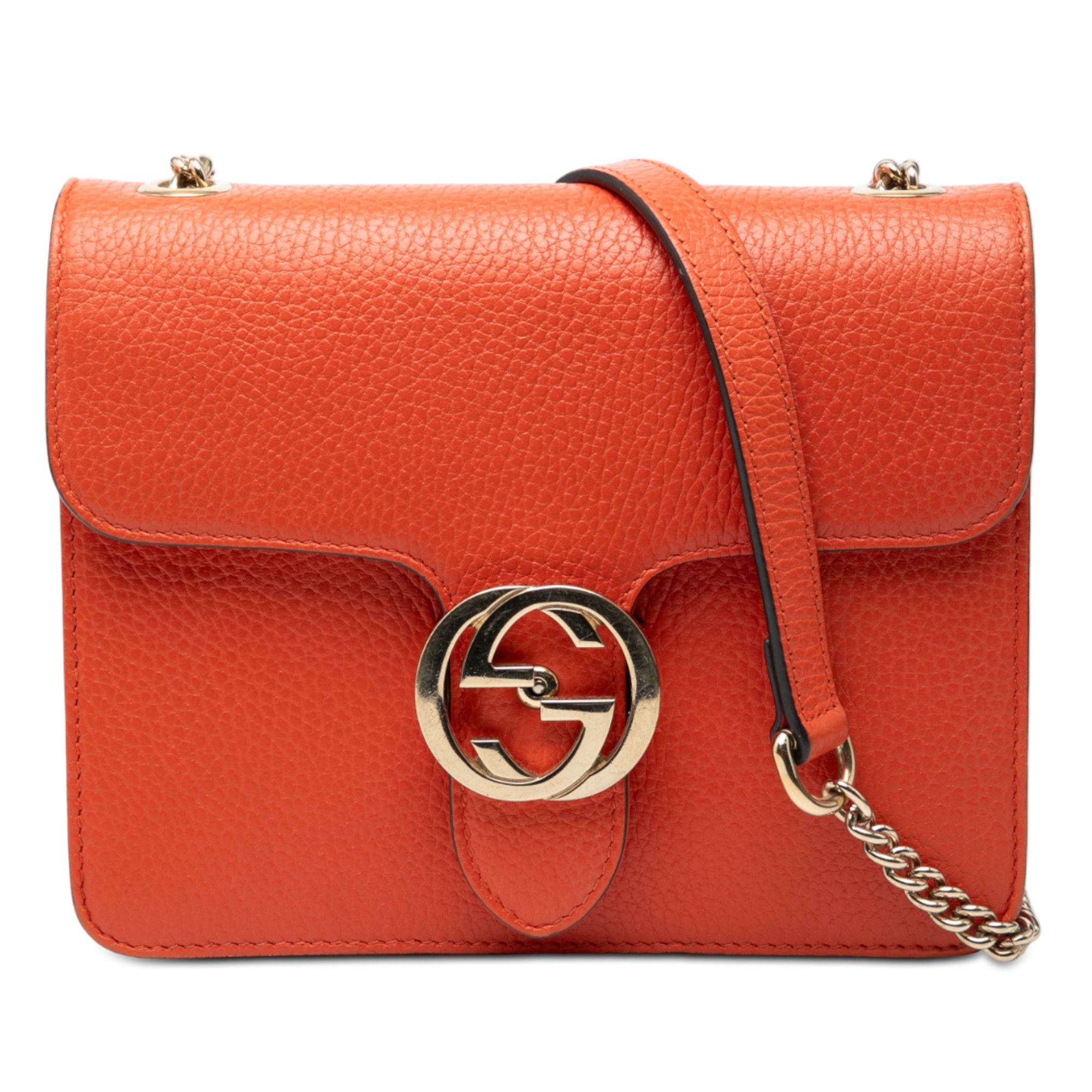 Gucci Gucci Small Dollar Calfskin Interlocking G Crossbody Size ONE SIZE - 1 Thumbnail