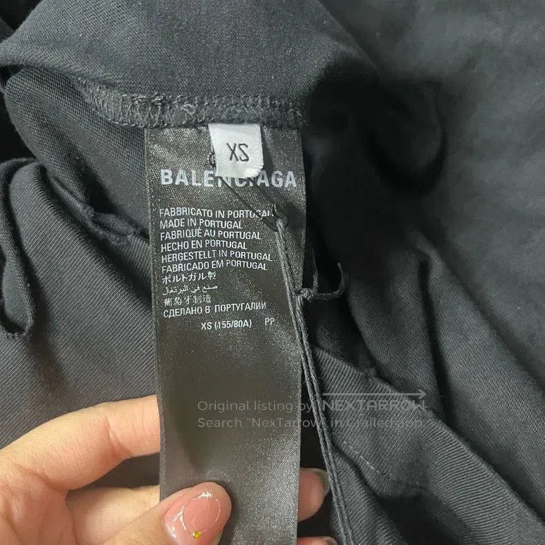 Balenciaga Balenciaga Solid Logo Print Crewneck Tee. Size US XS / EU 42 / 0 - 6 Thumbnail