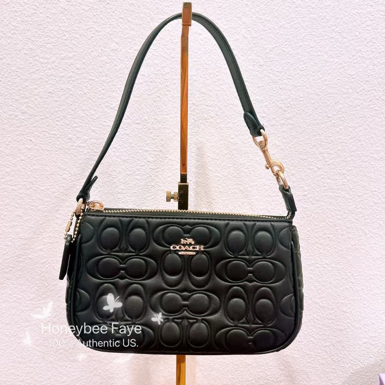 Coach Nolita 19 In Signature Leather CZ456 plus extended chain Size ONE SIZE - 7 Thumbnail