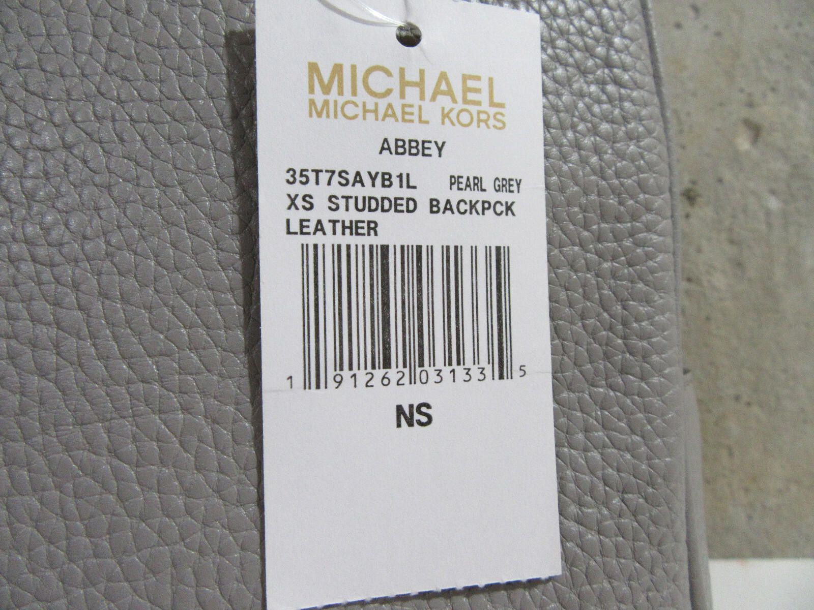 Michael Kors Michael Kors Abbey XS Pebbled Leather Studded Backpack NWT Size ONE SIZE - 3 Thumbnail