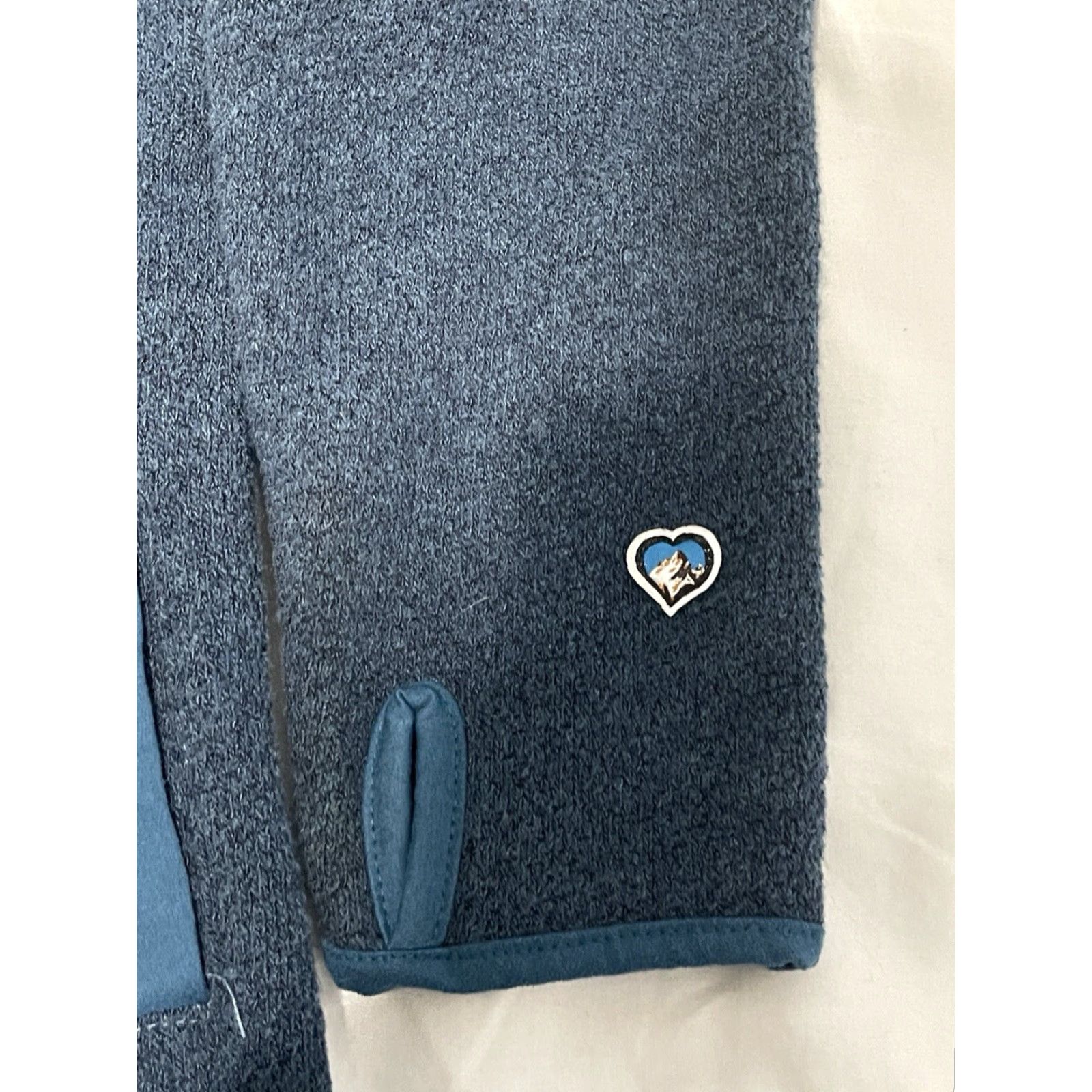 Vintage KUHL Women's Jacket L Blue Fleece Alpaca Full Zip Pockets Thumbholes | Nature Outdoor | Basic Jacket, Regular Fit Size L / US 10 / IT 46 - 6 Thumbnail