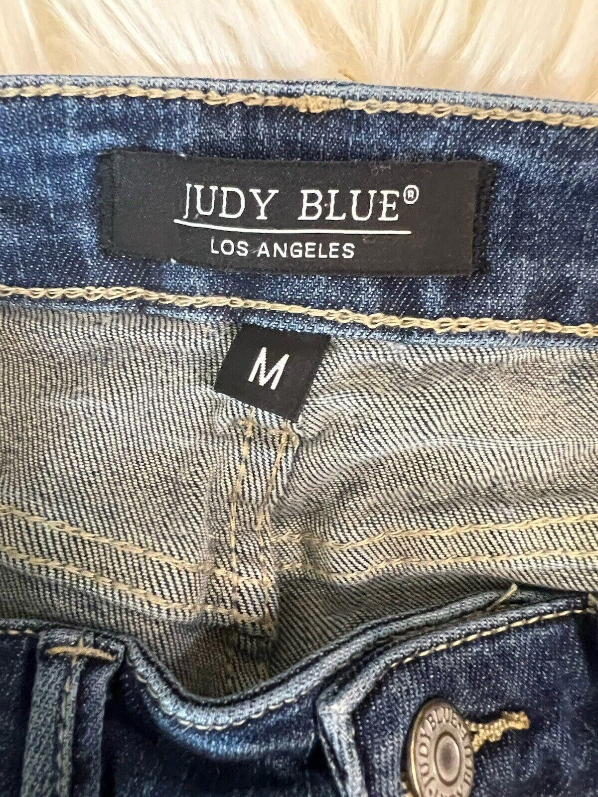 Designer Judy Blue Shorts Womens Size M Stretch Modified Raw Hem Size 32" / US 10 / IT 46 - 7 Thumbnail