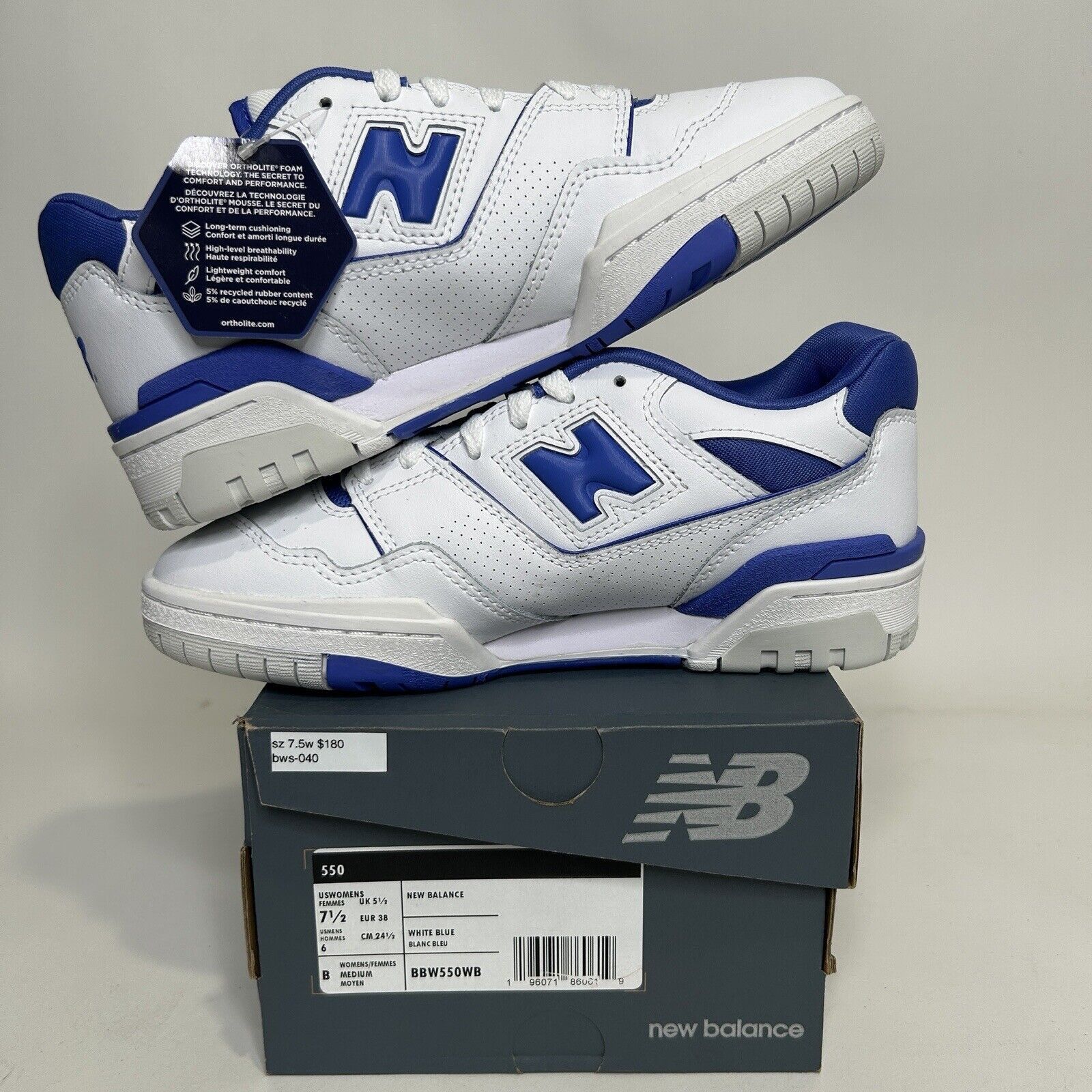 New Balance New Balance 550 WMNS Sneakers “Aura Purple” 2024 Size US 7.5 / IT 37.5 - 3 Thumbnail