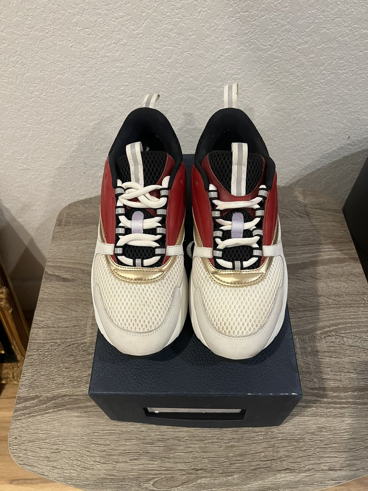 Dior Dior B22 Burgundy White Size US 8 / EU 41 - 3 Thumbnail