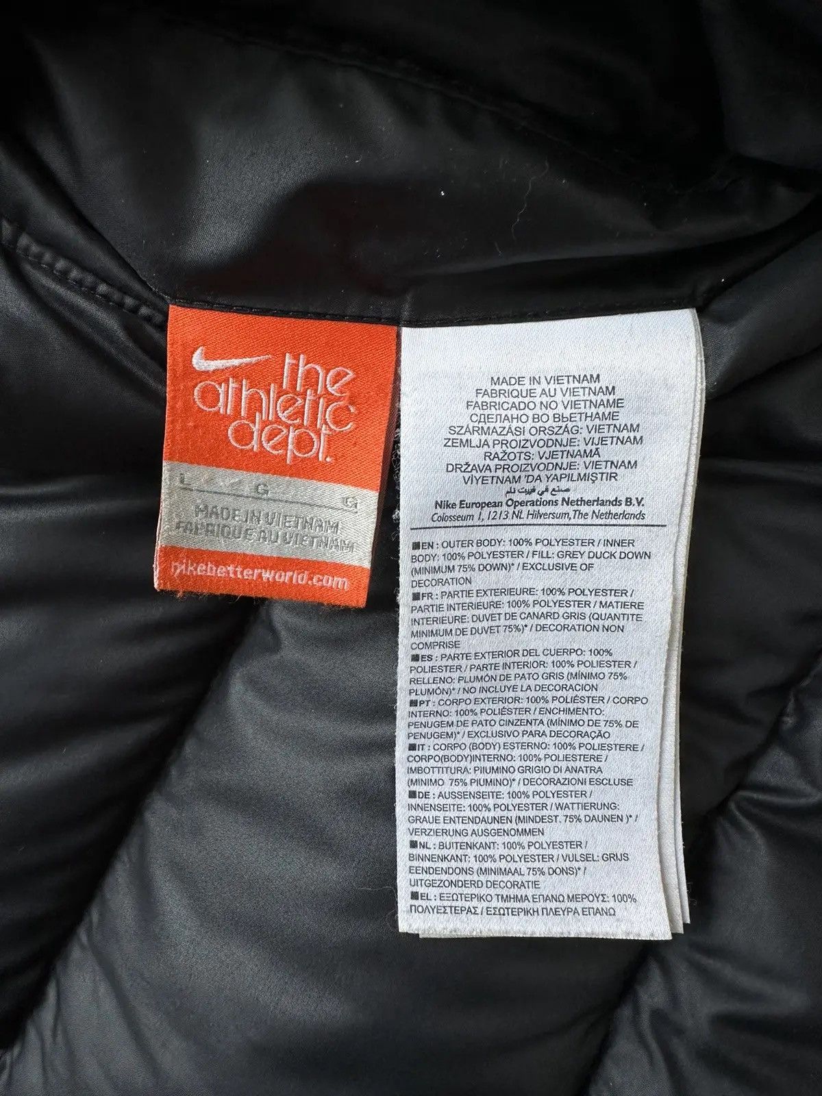 Nike Vintage Y2k Nike Puffer Jacket Double Sided Oversized Size US L / EU 52-54 / 3 - 13 Thumbnail