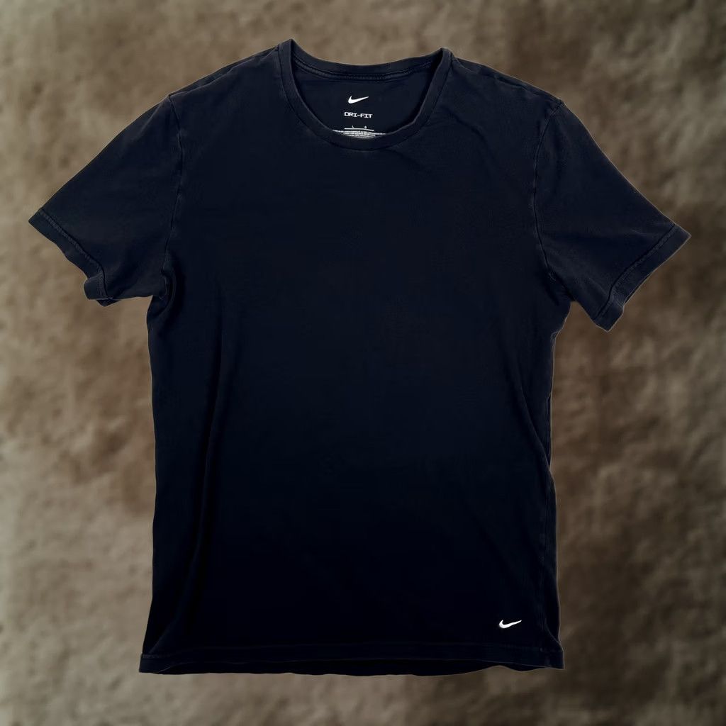 Nike Nike Dri-FIT Shirt Mens Large Black Short Sleeve Athletic Training Tee Running Size US L / EU 52-54 / 3 - 1 Thumbnail