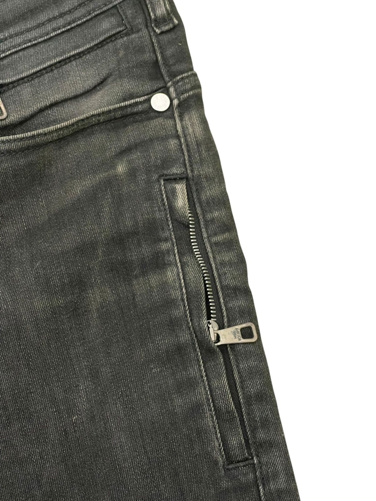 Neil Barrett Skinny Jeans Neil Barrett Italy Stretch Faded Black 1🟦0 Size US 32 / EU 48 - 7 Thumbnail