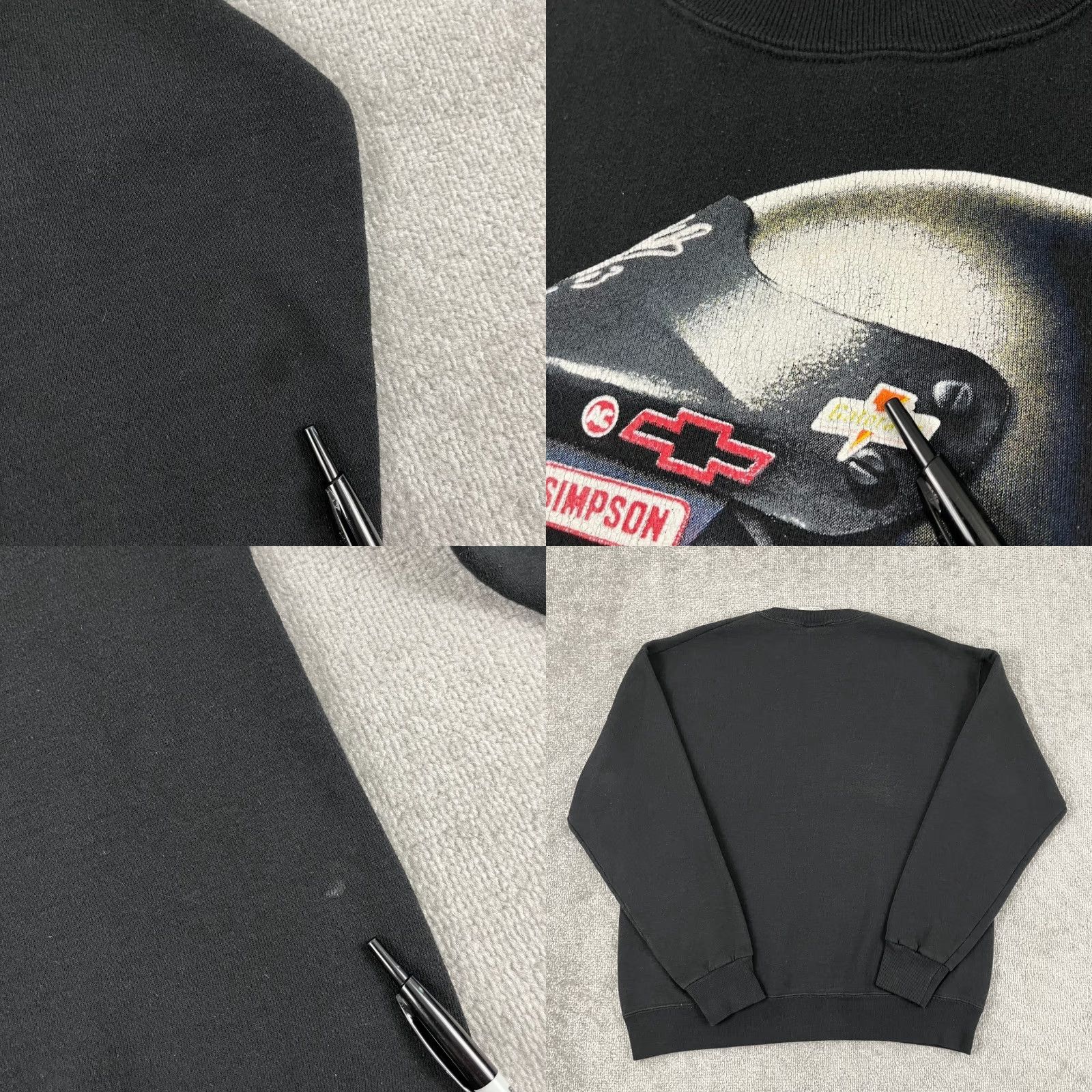 Chase Authentics Vintage Dale Earnhardt Sweatshirt Adult Mens Large Graphic Helmet Goodwrench 90s Size US L / EU 52-54 / 3 - 8 Thumbnail